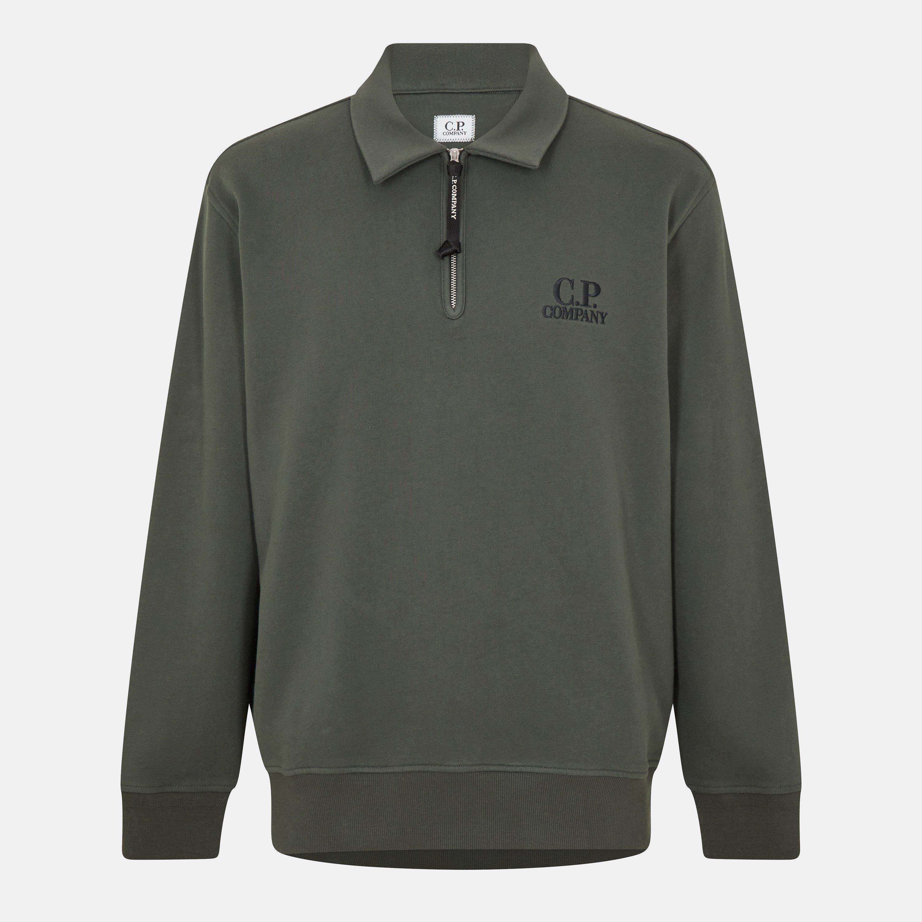 CP Company Quarter Zip Sweatshirt | Flannels CP Company Quarter Zip Sweatshirt | Flannels