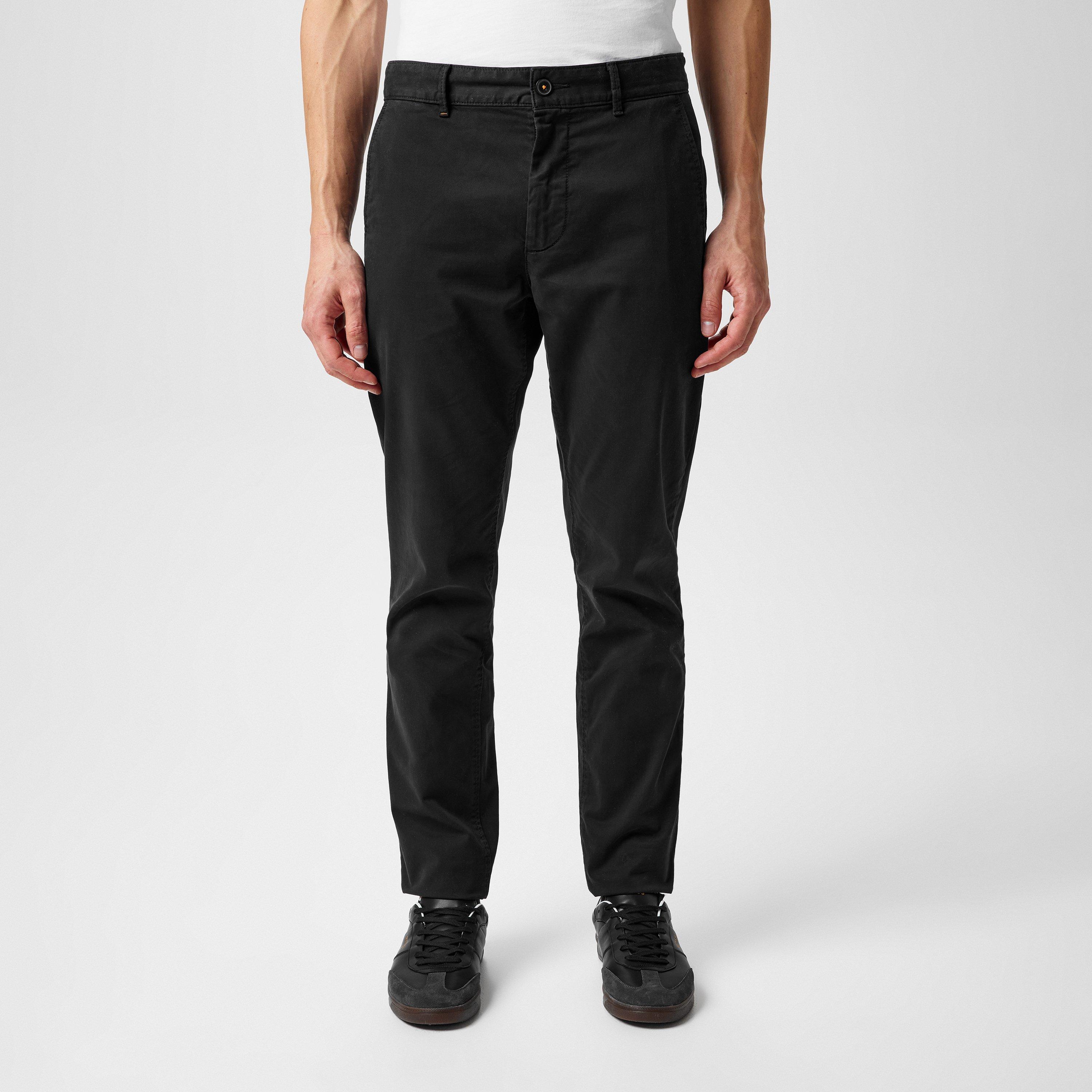 Black 001 - Boss - Men's HBO Chino Slim Trousers, Slim-fit - 3