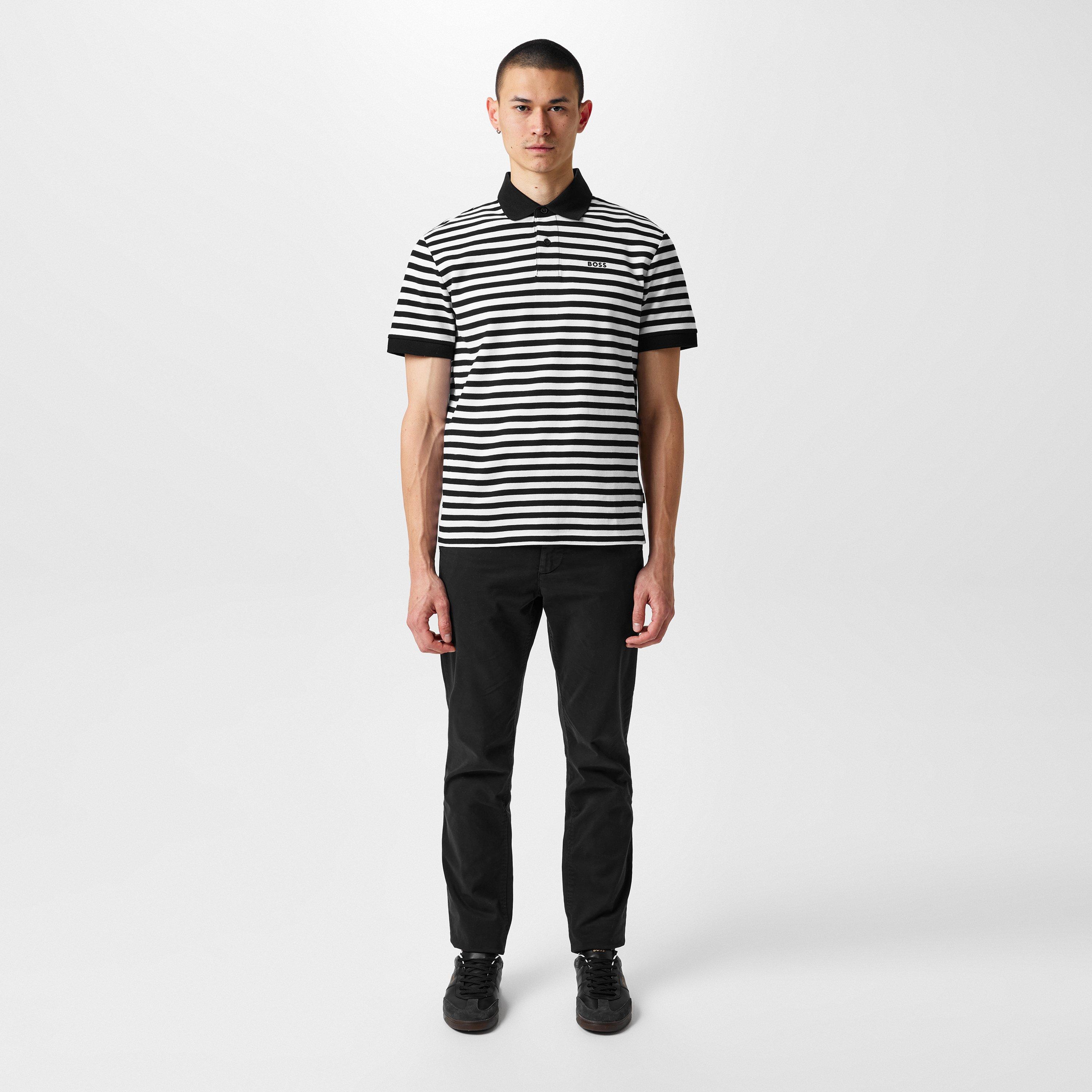 Black 001 - Boss - Men's HBO Chino Slim Trousers, Slim-fit - 6