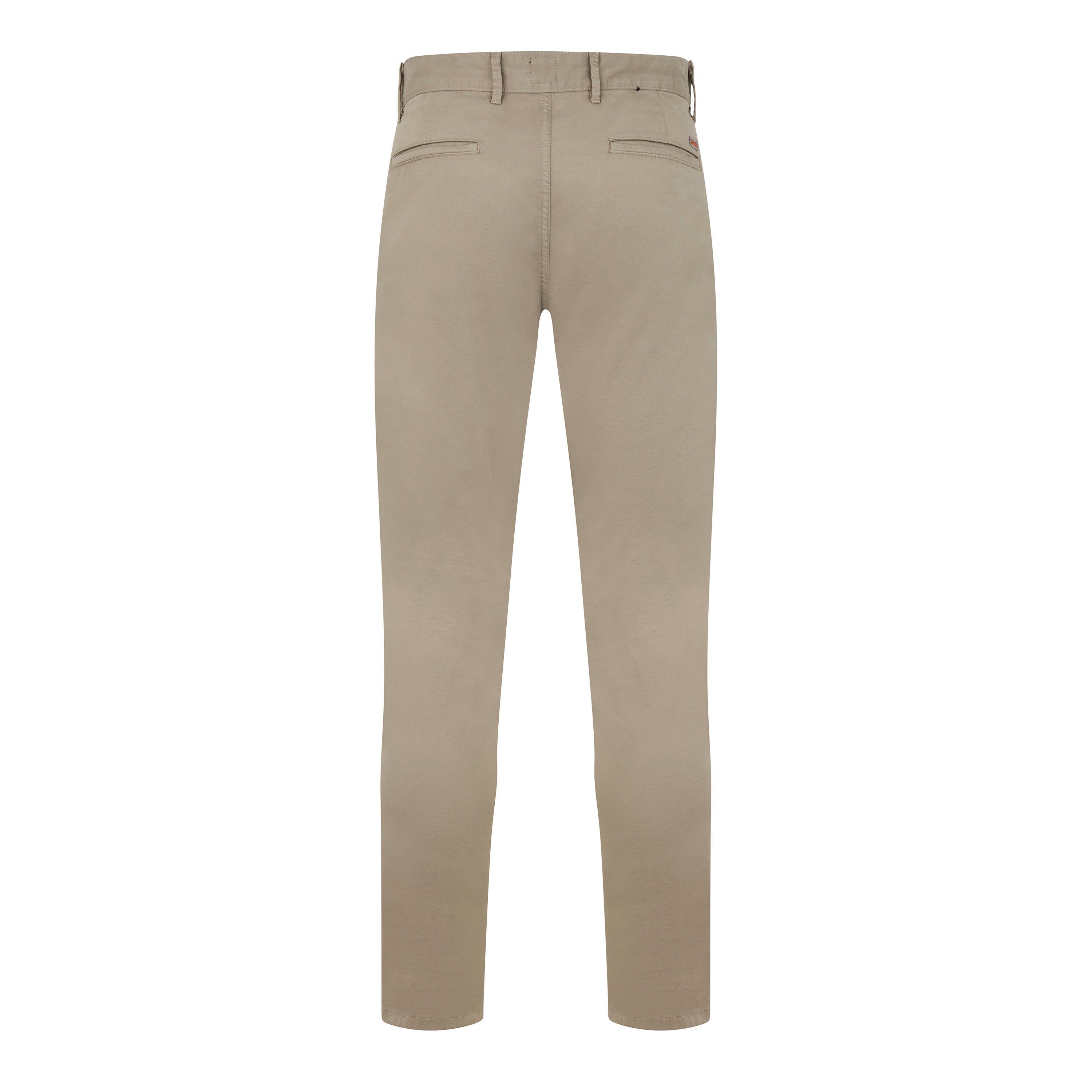 Pastel Brown239 - Boss - Men's HBO Chino Slim Trousers, Slim-fit - 8