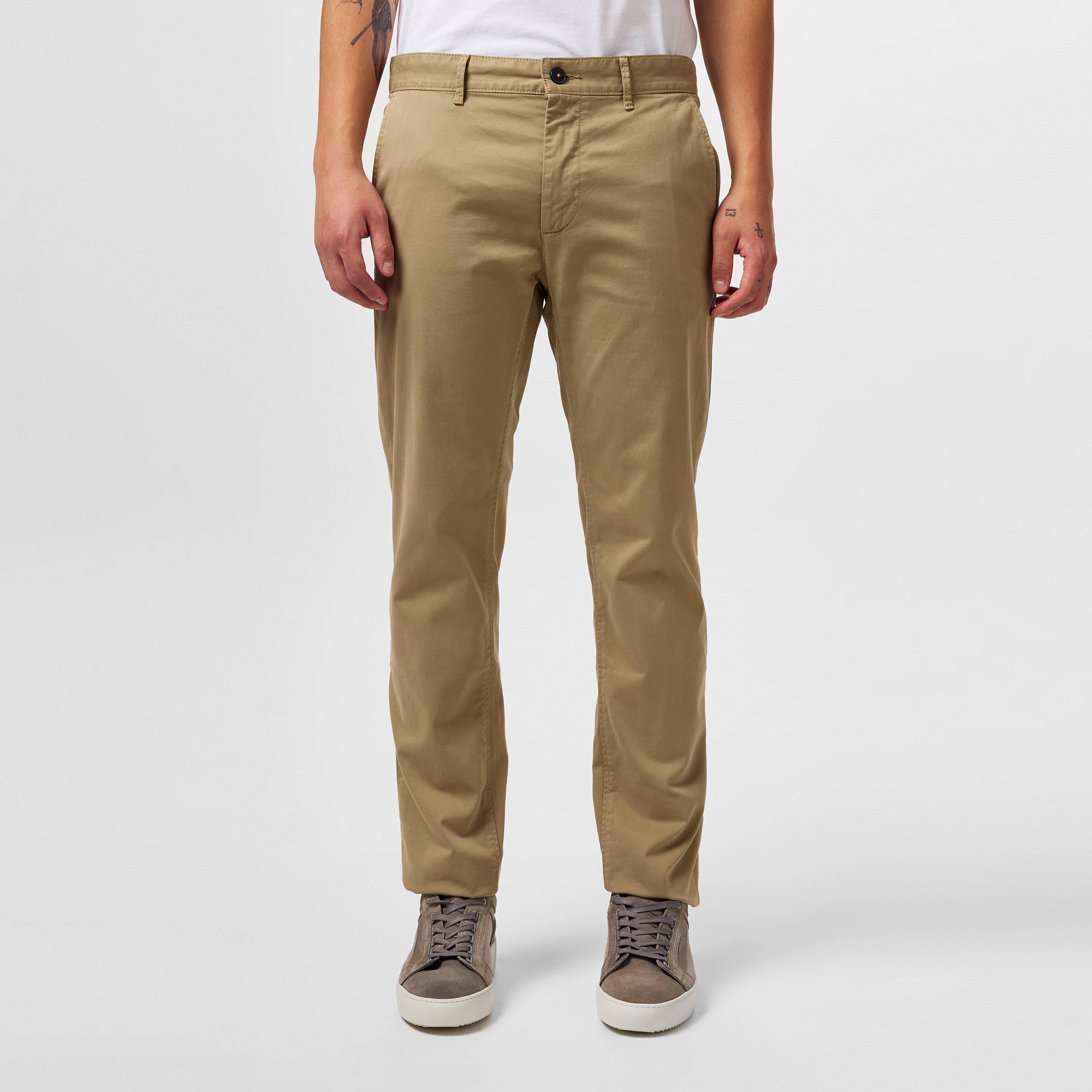 Pastel Brown239 - Boss - Men's HBO Chino Slim Trousers, Slim-fit - 3