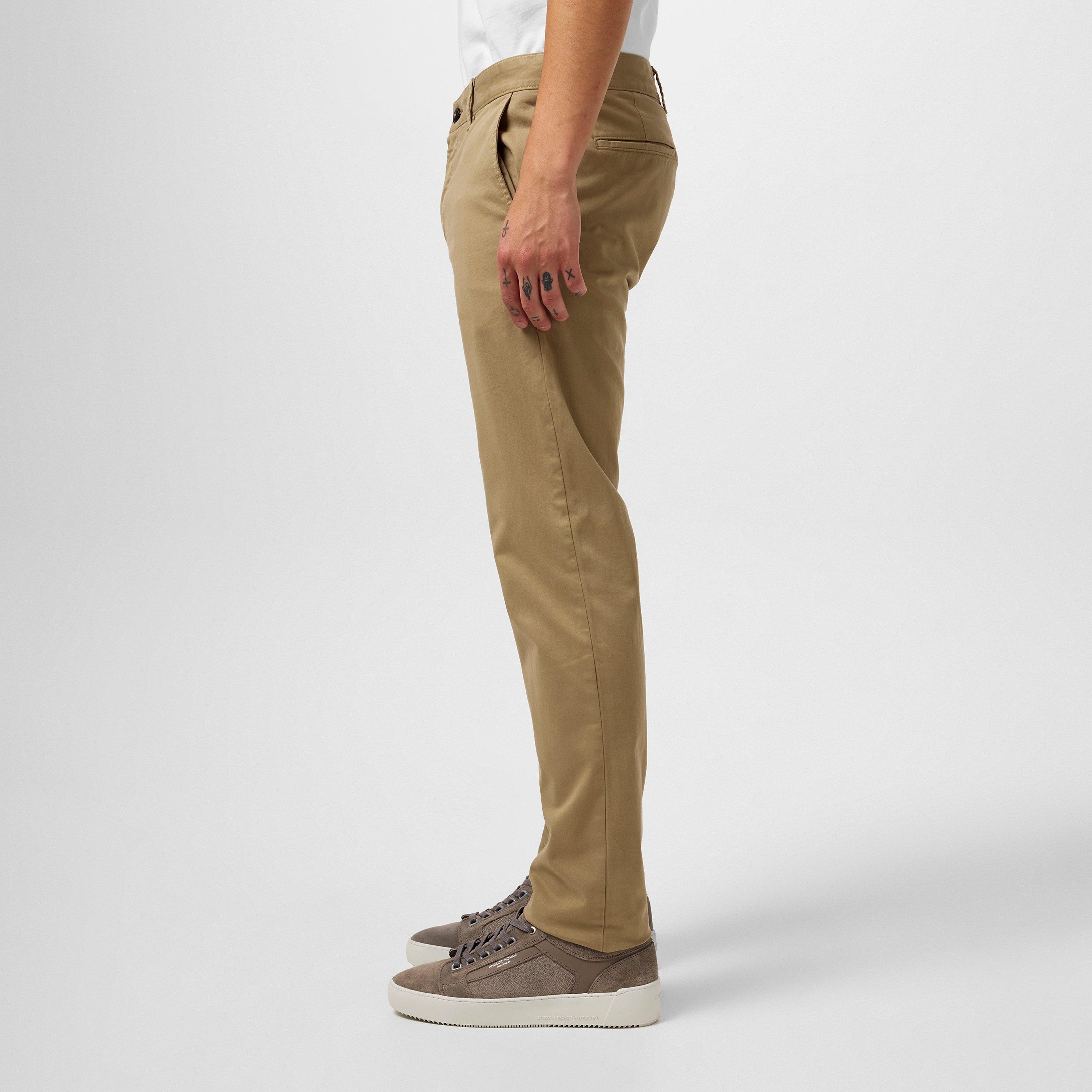 Pastel Brown239 - Boss - Men's HBO Chino Slim Trousers, Slim-fit - 5