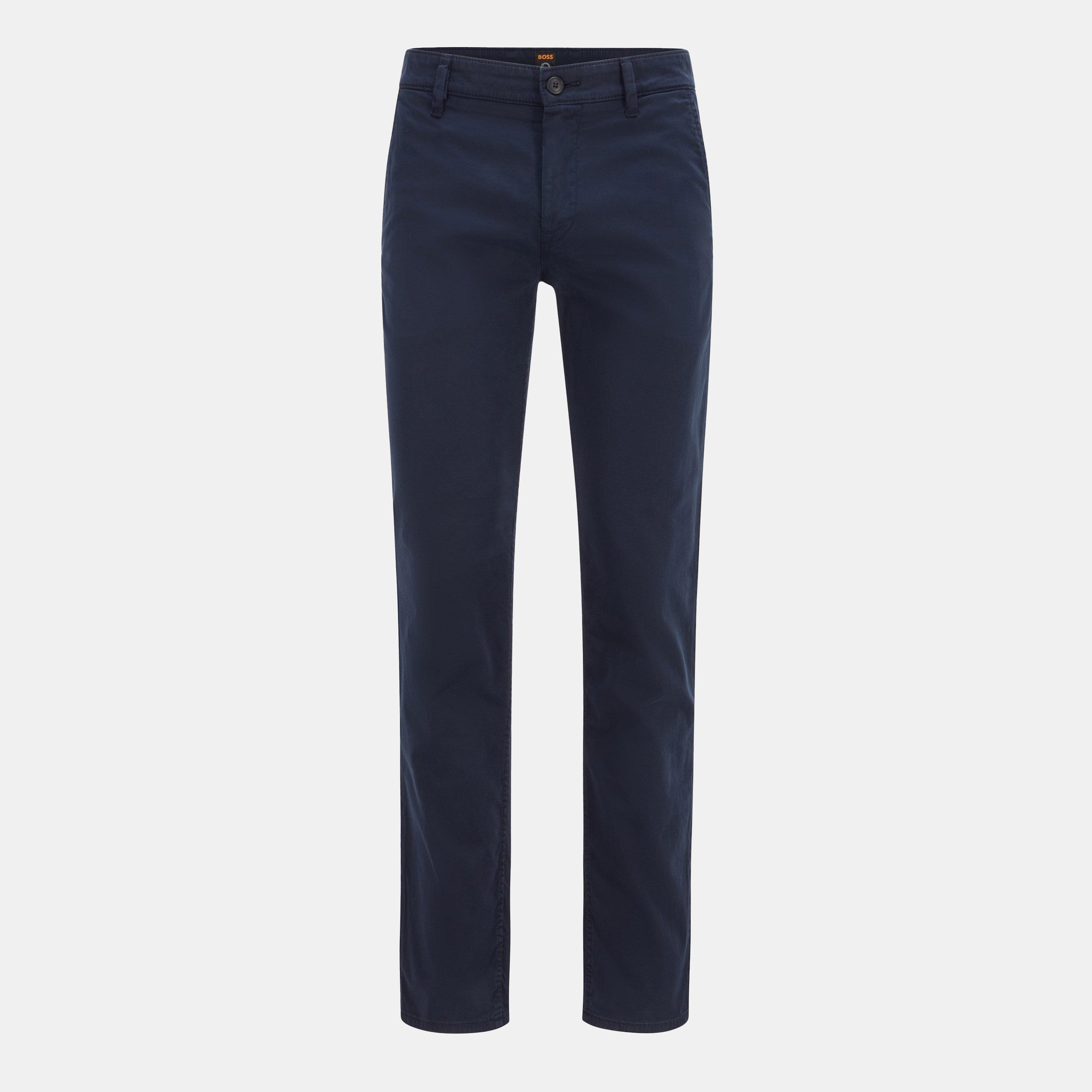 Boss Men's Hbo Chino Slim Trousers, Slim-Fit - Navy 404 - 32W L