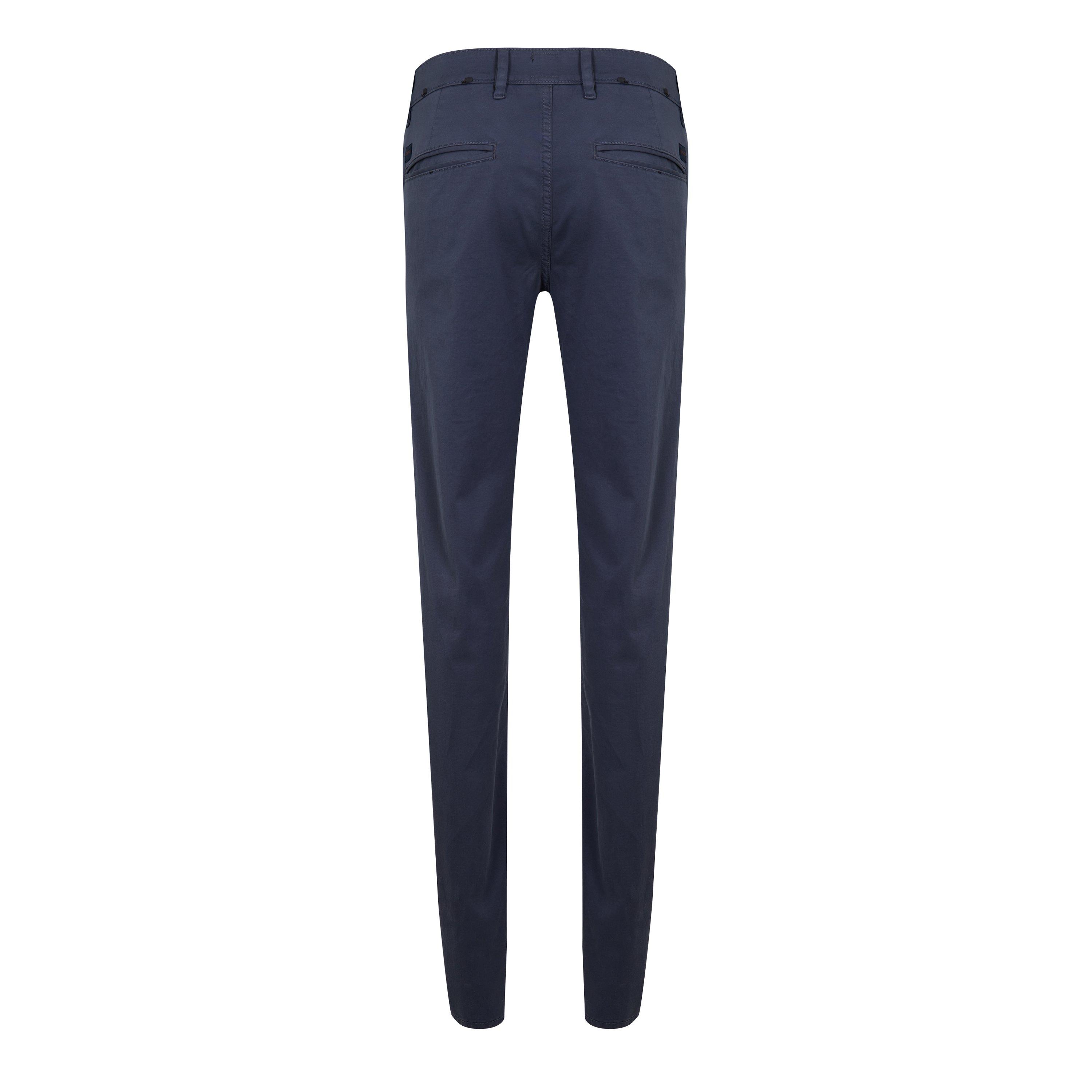Medium Blue 420 - Boss - Men's HBO Chino Slim Trousers, Slim-fit - 2