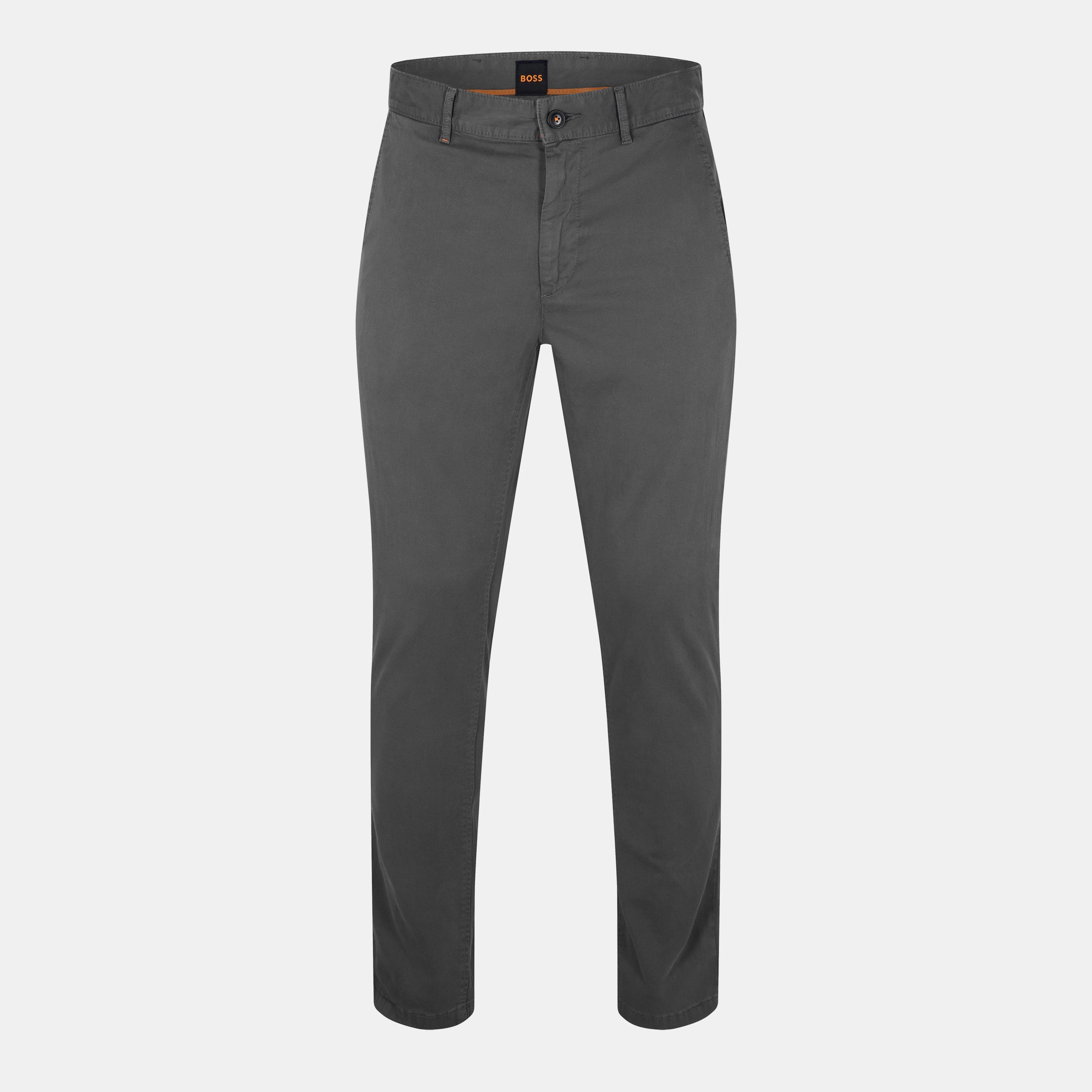 Boss Men's Hbo Chino Slim Trousers, Slim-Fit - Charcoal 020 - 34W R