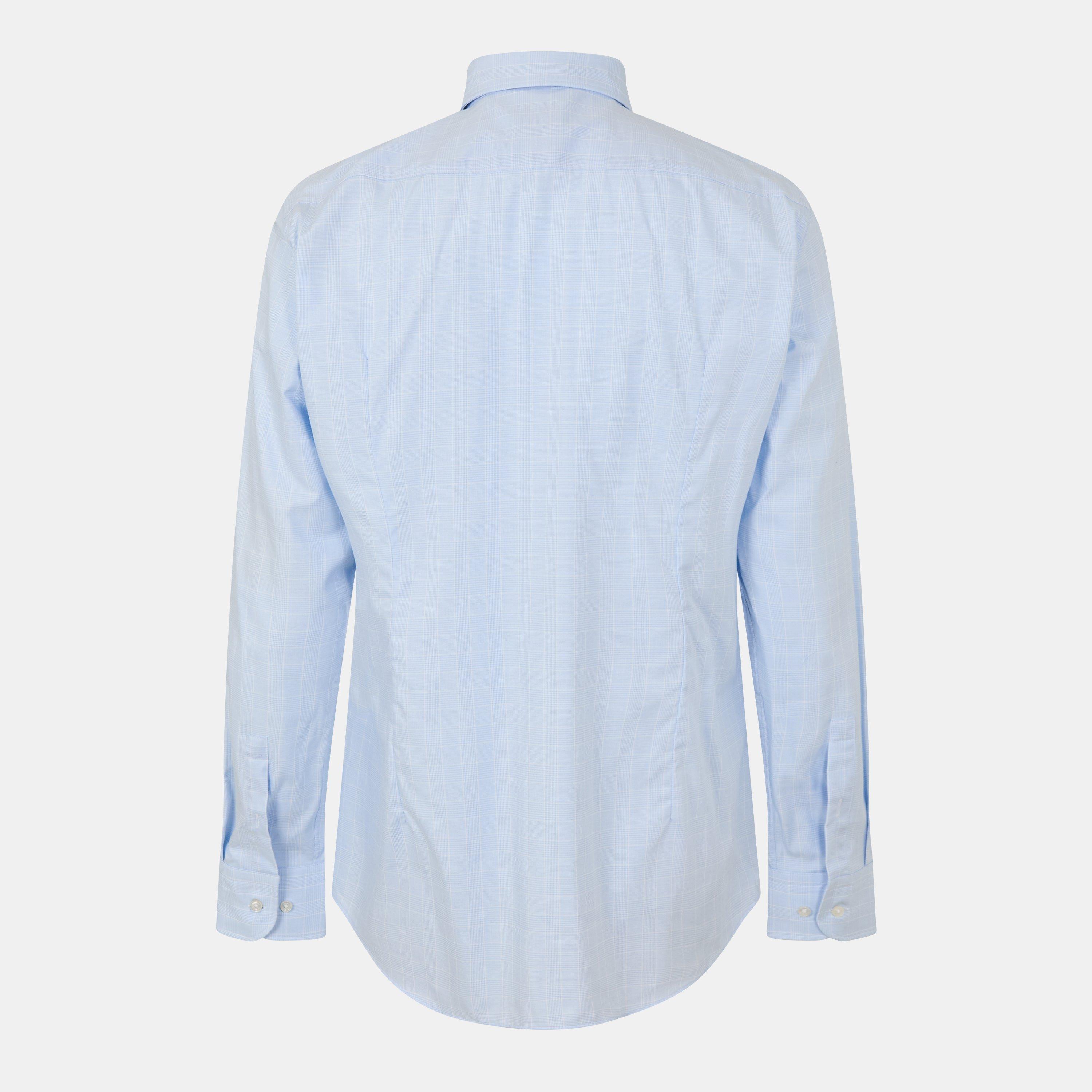 Light/Blue - Boss - Hank Spread Oxford Long-Sleeve Shirt - 2