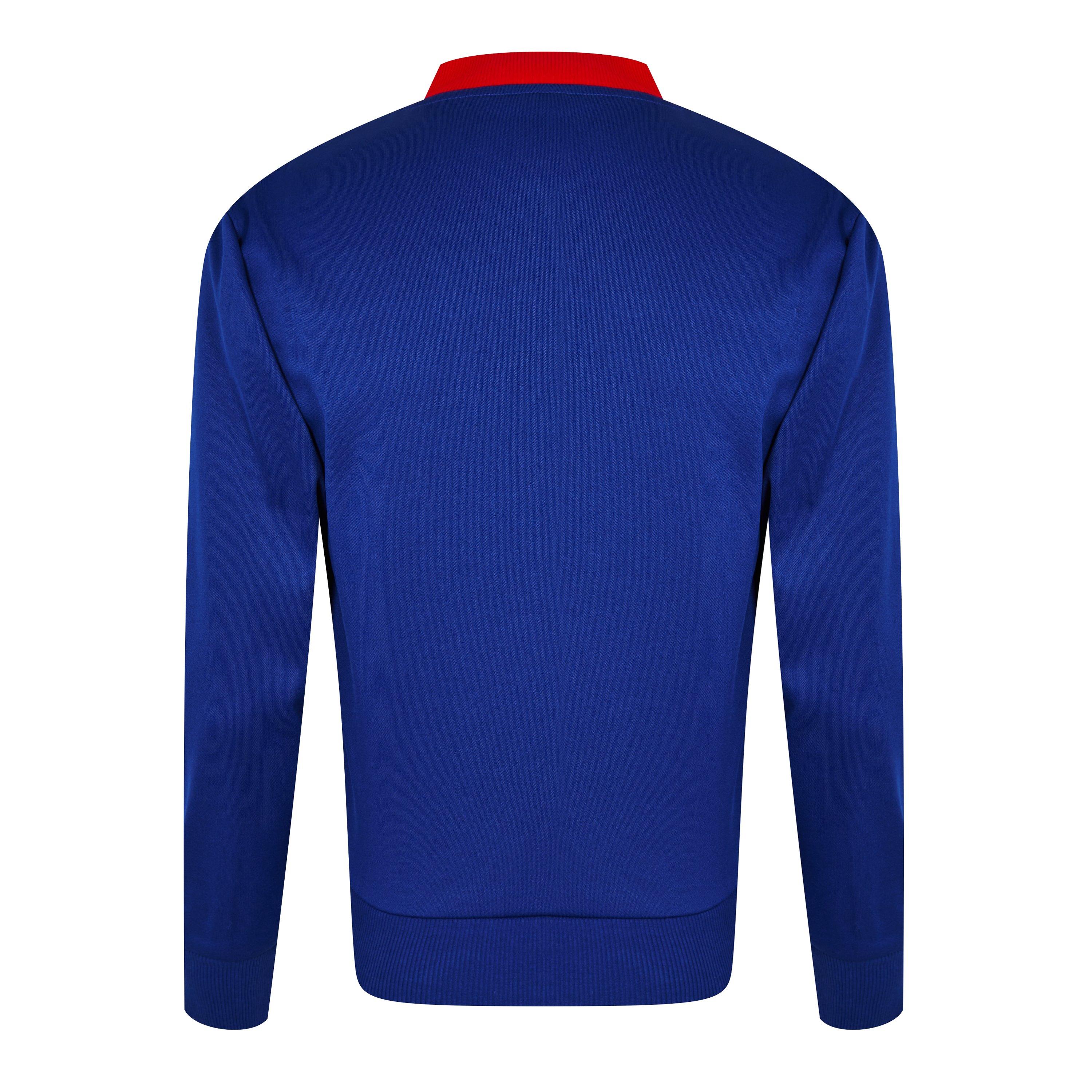 Blue/Red - Castore - Men's Rangers FC 84 Drill Top - 2