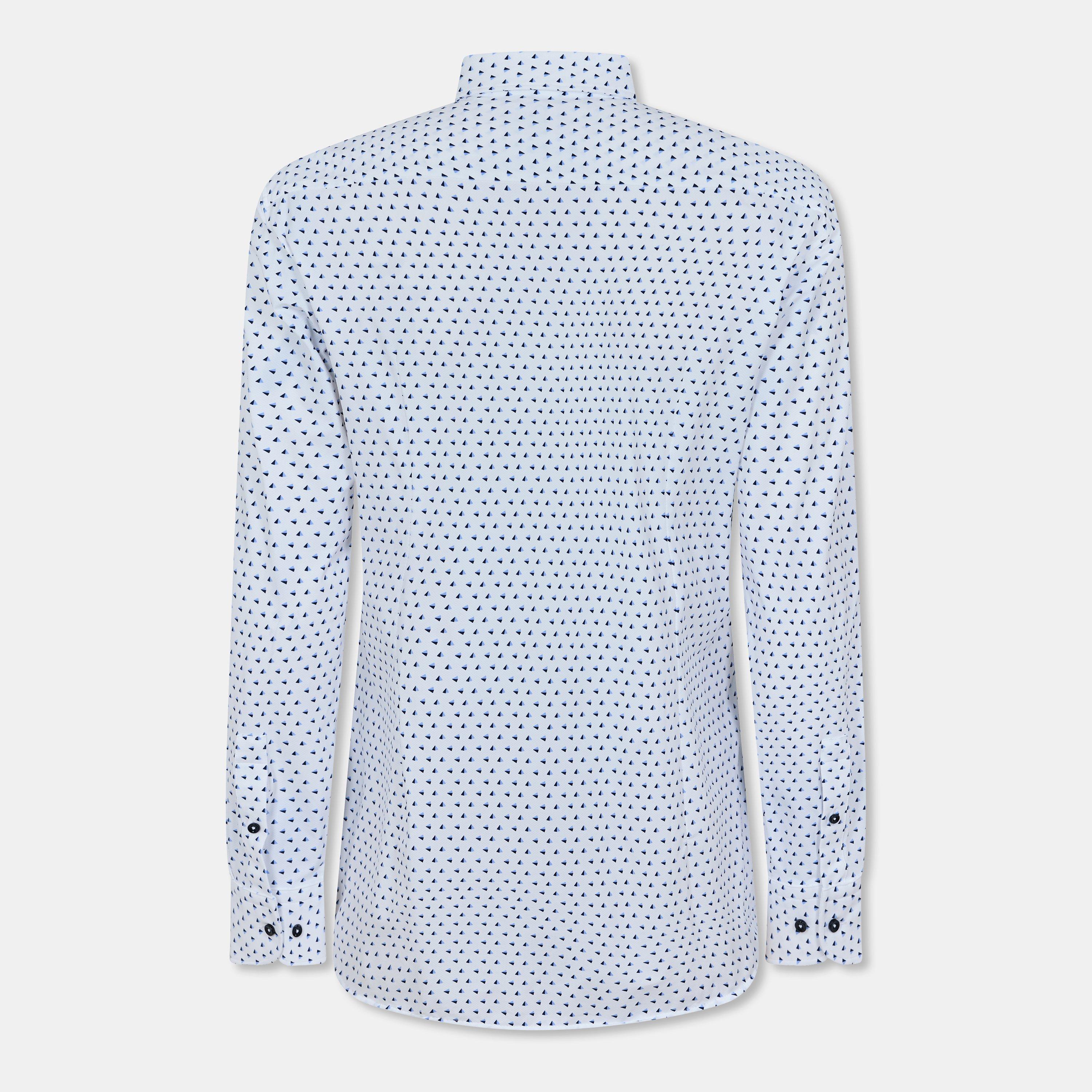 Light Blue - Boss - Hank Knitted 222 Long-Sleeve Shirt - 2
