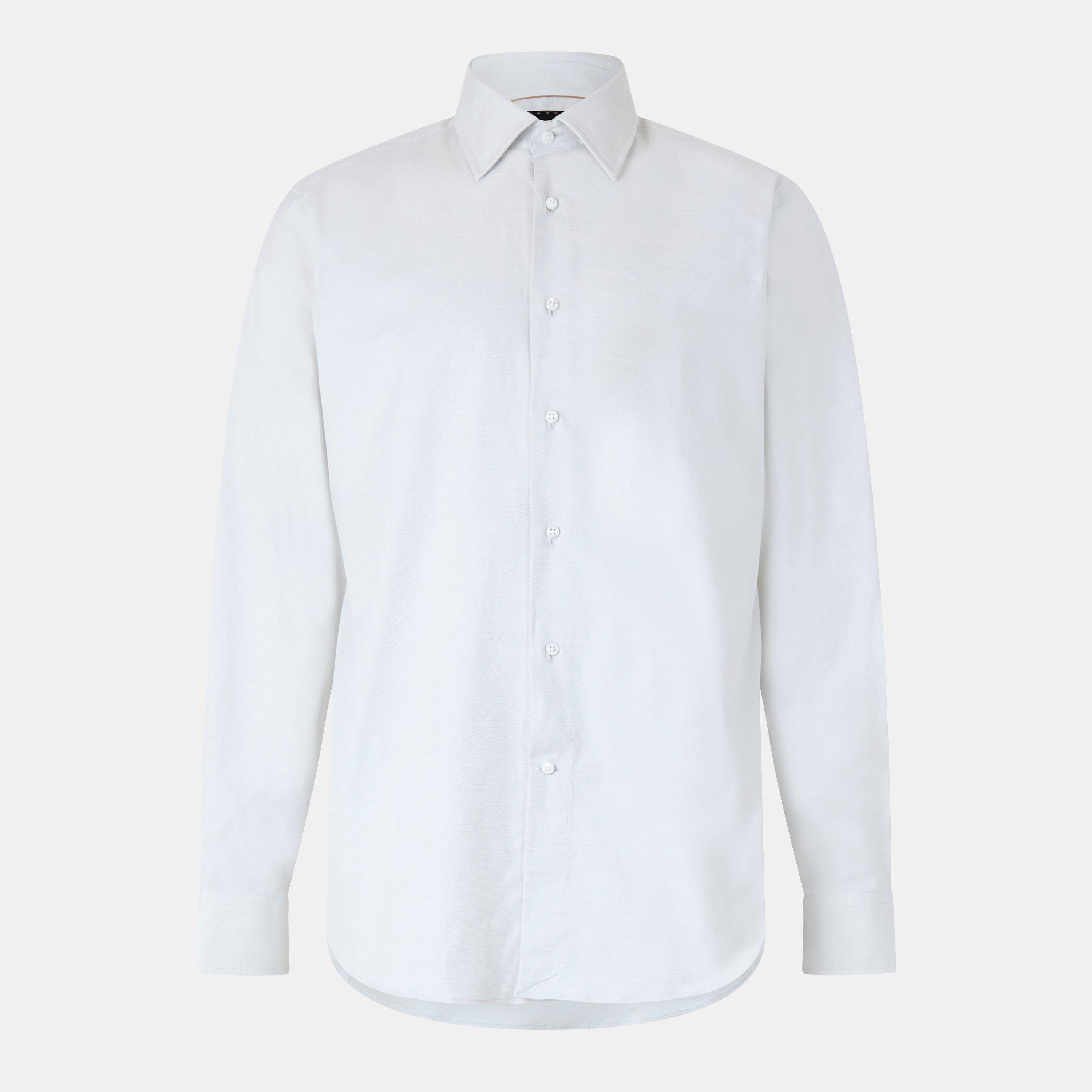 Boss Men's Josh Oxford Long Sleeve Shirt - Open Green - 16.5 inch