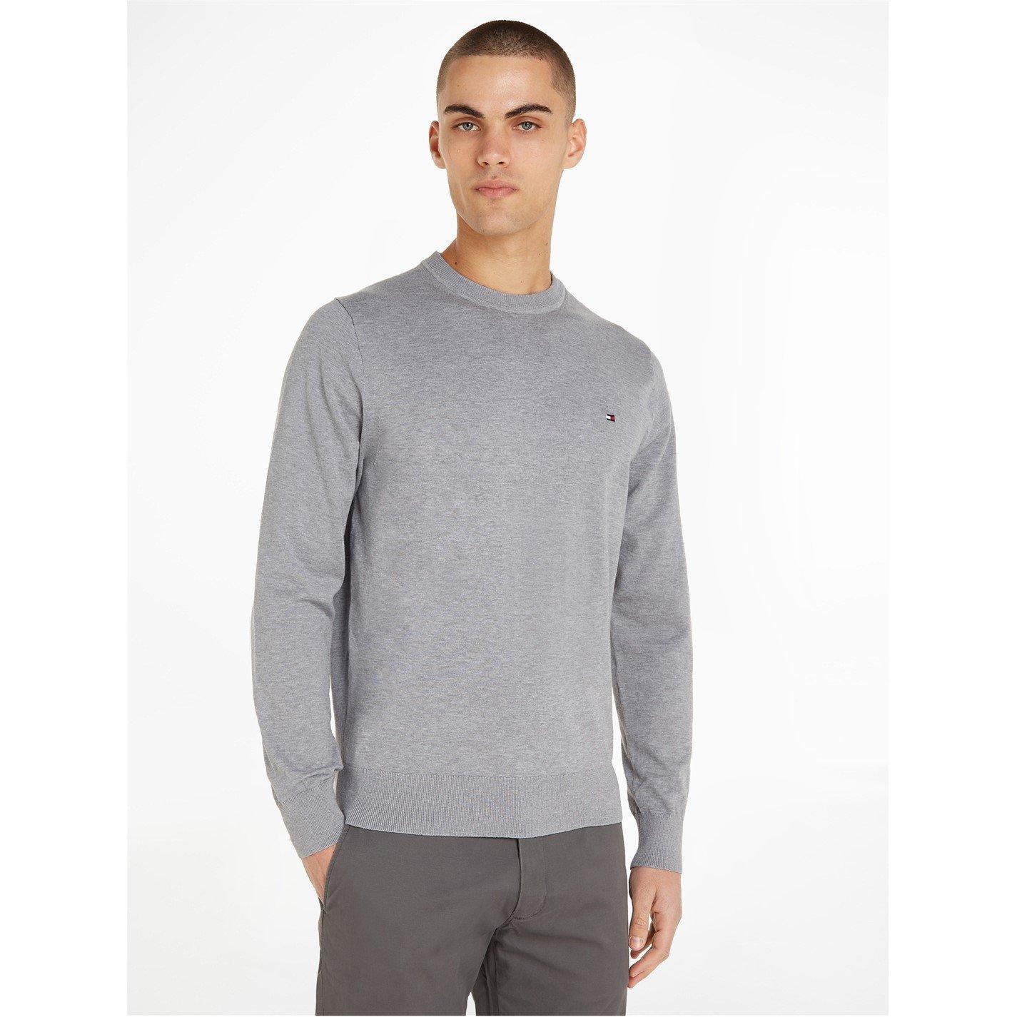 Medium Grey P91 - Tommy Hilfiger - Crew Neck Jumper - 3