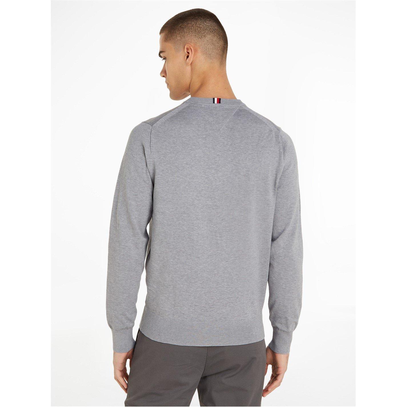 Medium Grey P91 - Tommy Hilfiger - Crew Neck Jumper - 4