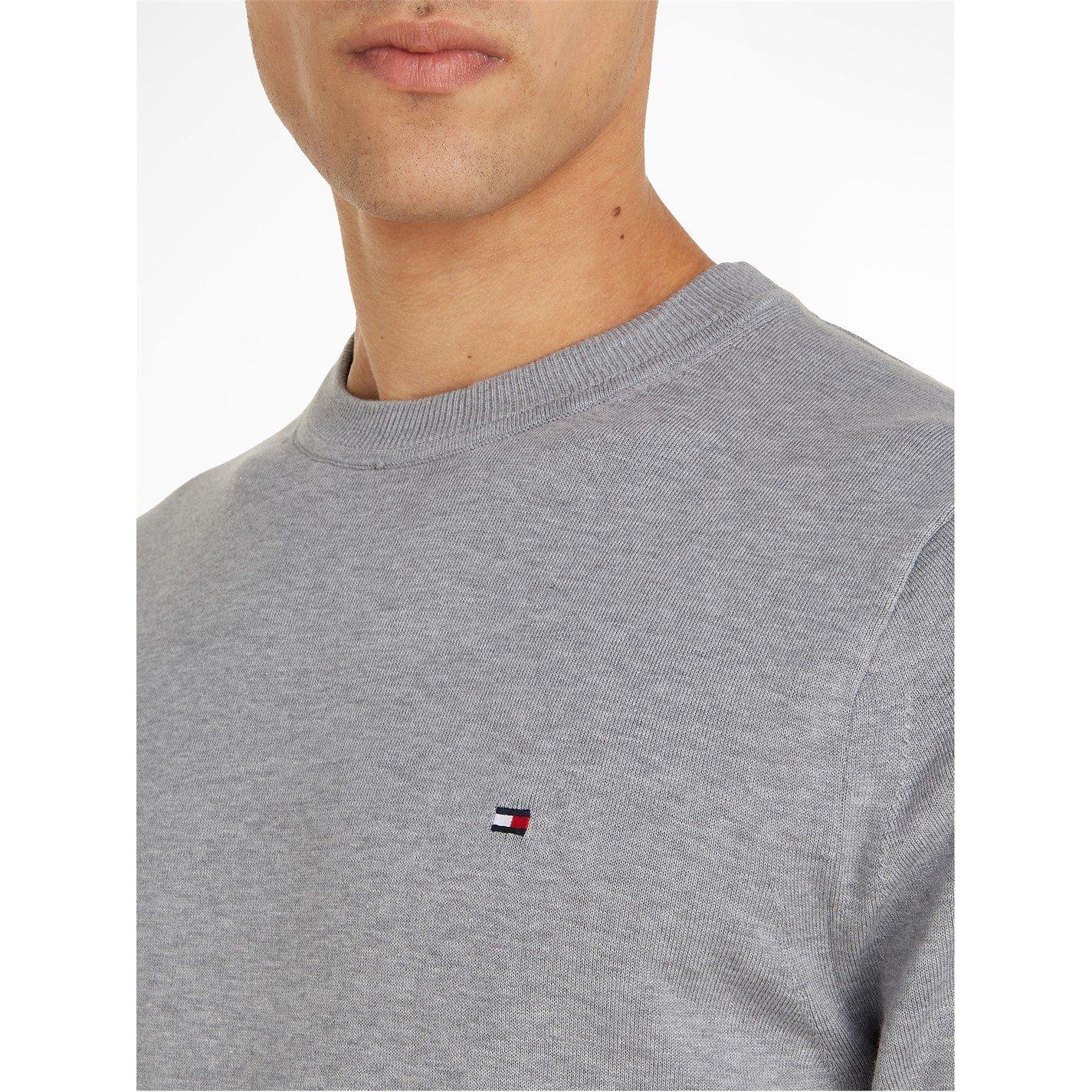 Medium Grey P91 - Tommy Hilfiger - Crew Neck Jumper - 5
