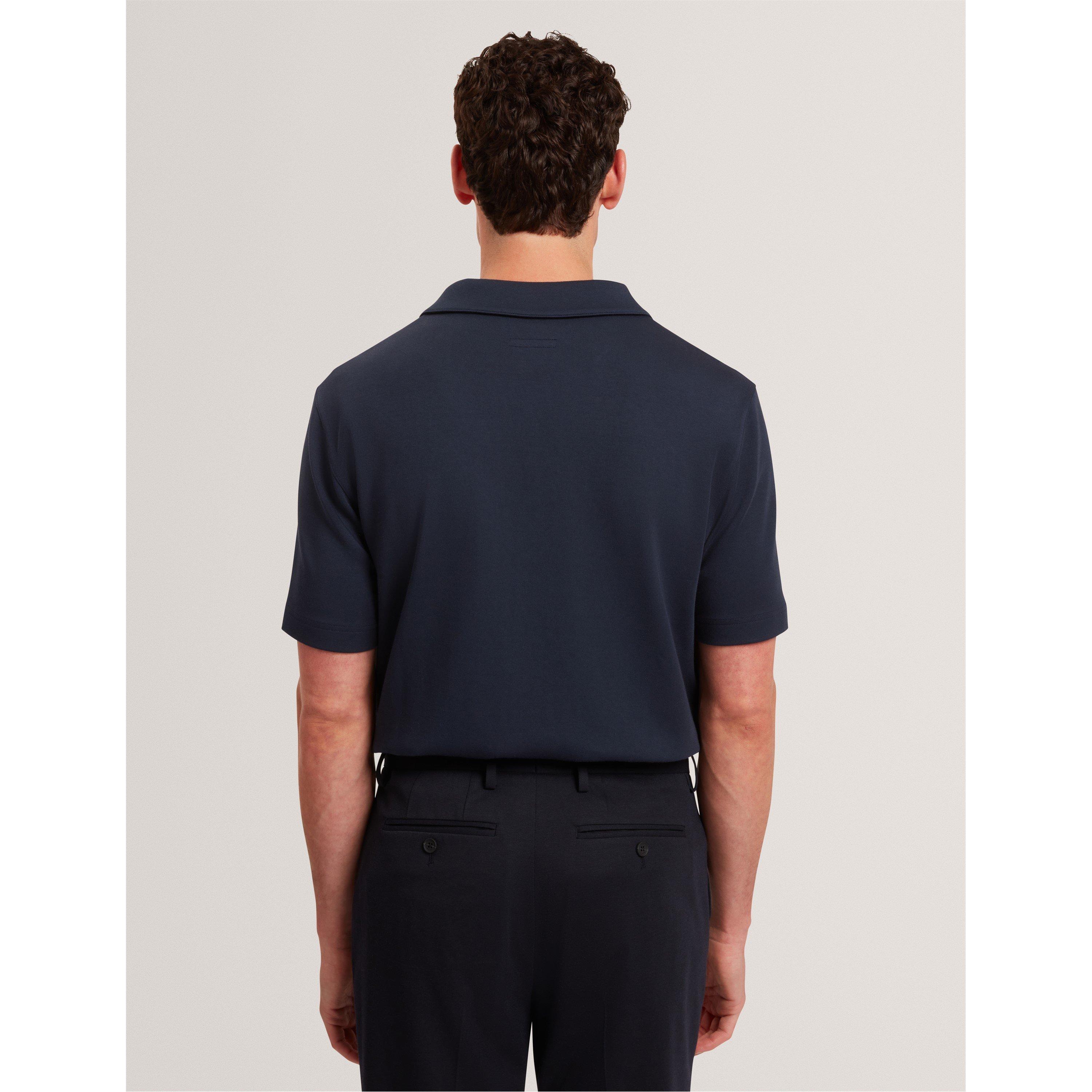 Navy - Ted Baker - Men's Long-Sleeve Plain Shirt - 3