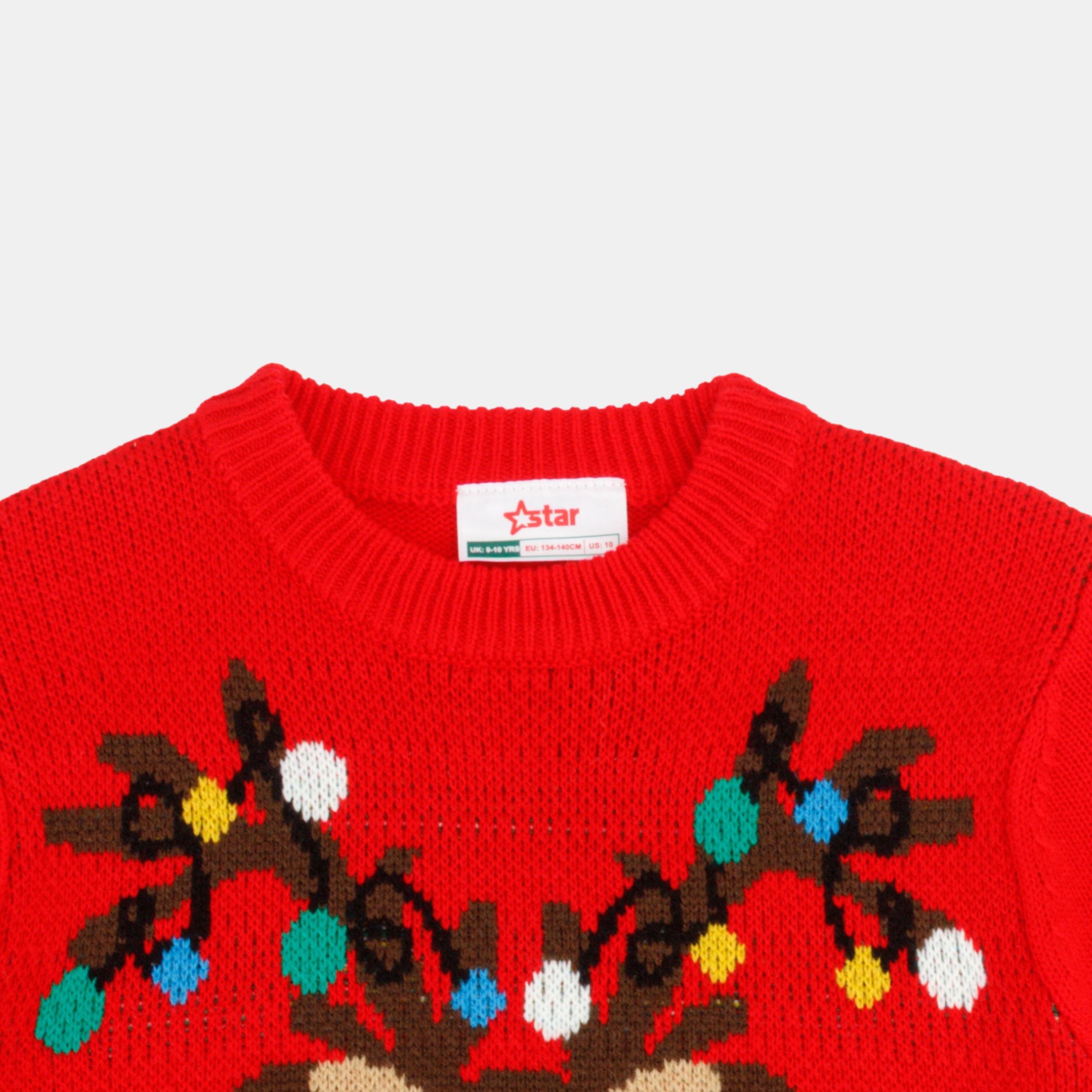 Rudolph - Star - Xmas Jumper Jn54 - 3