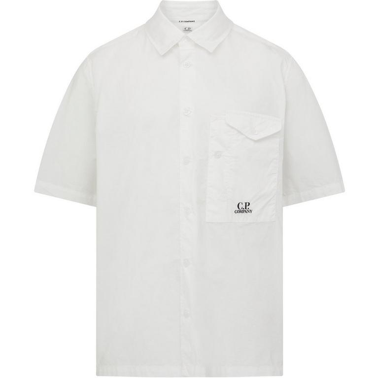 CP Company | Short Sleeve Poplin Shirt | Plain Shirt - Short Sleeve | Cruise Fashion CP Company | Short Sleeve Poplin Shirt | Plain Shirt - Short Sleeve | Cruise Fashion
