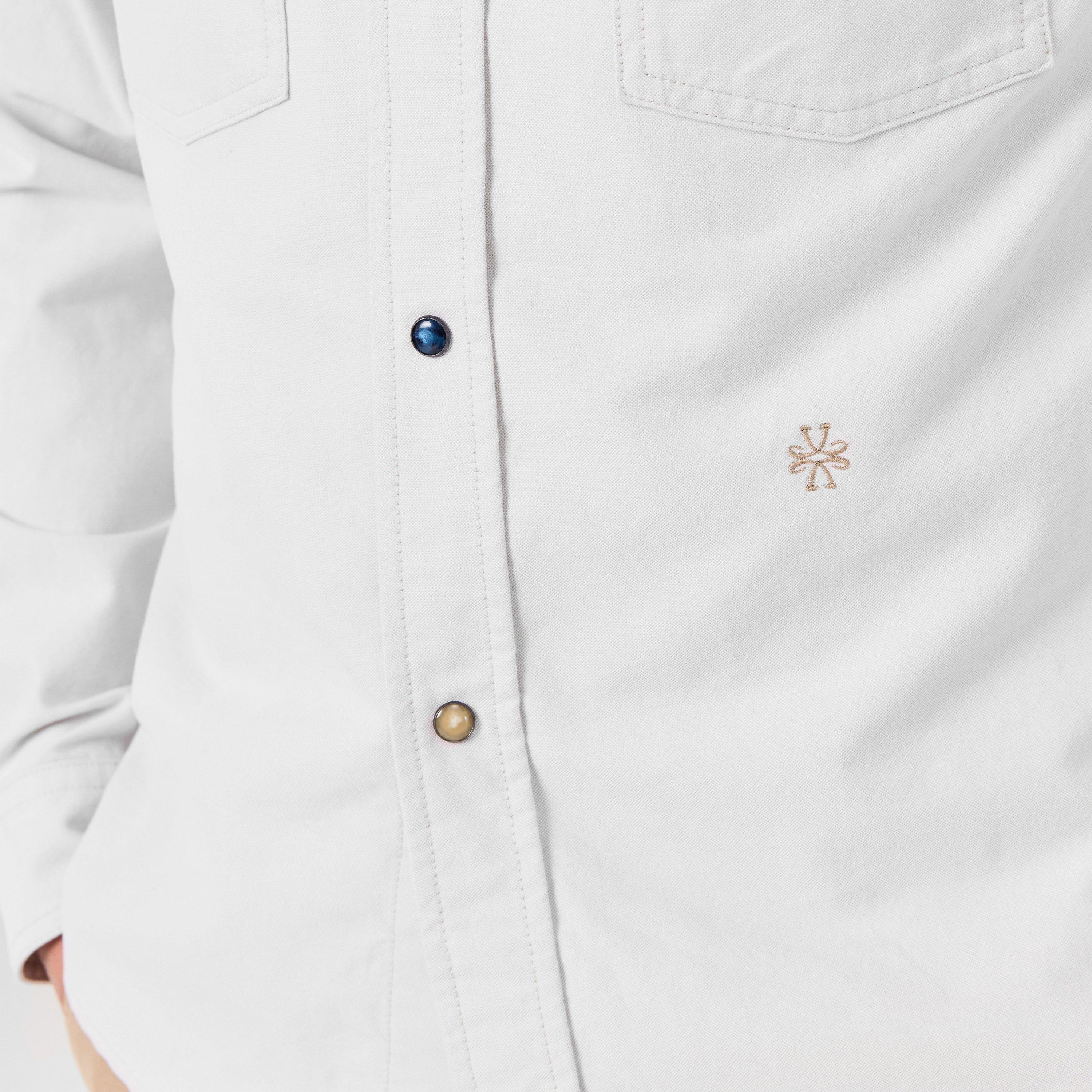 White - Jacob Cohen - Men's Long-Sleeve Pocket Plain Shirt - 5