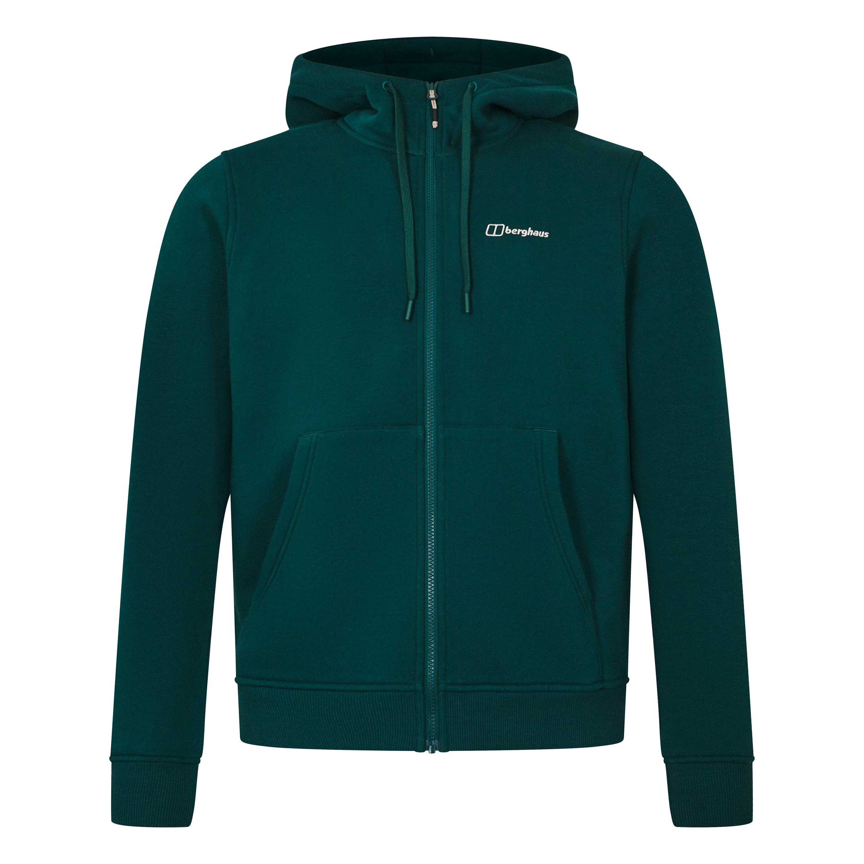Berghaus Men's Logo Full Zip Hoodie - Off Peak - X Small