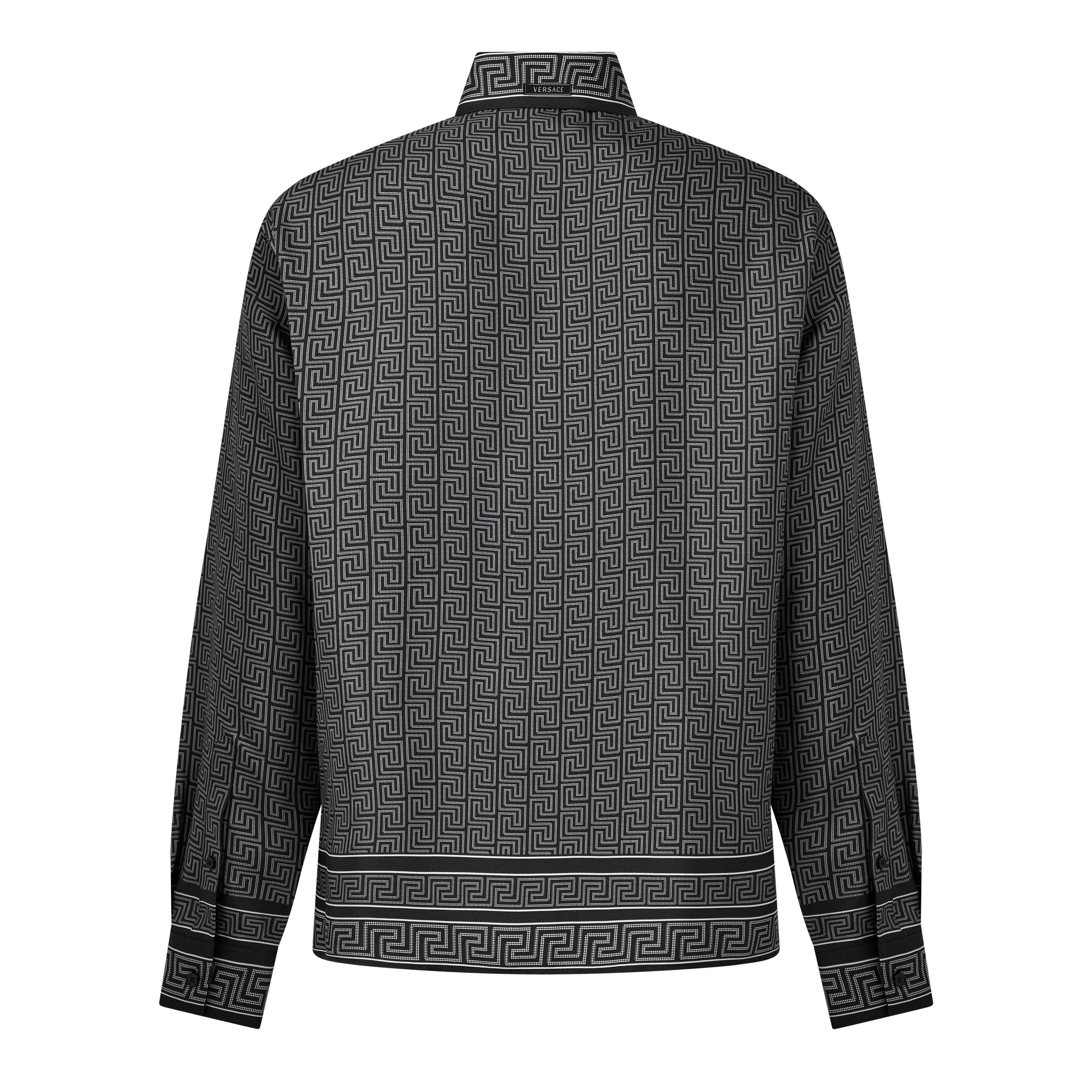 Anthracite - Versace - Versace LS Silk Shrt Sn72 - 2