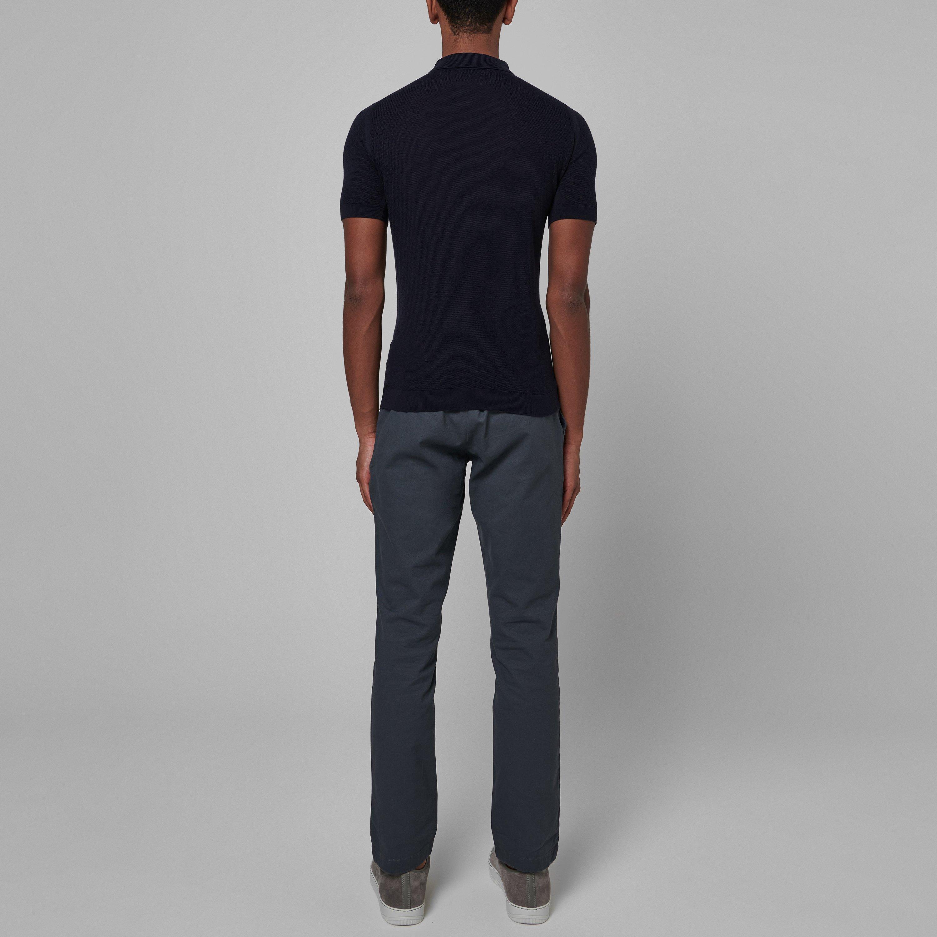 Navy - John Smedley - Roth Polo Shirt - 4