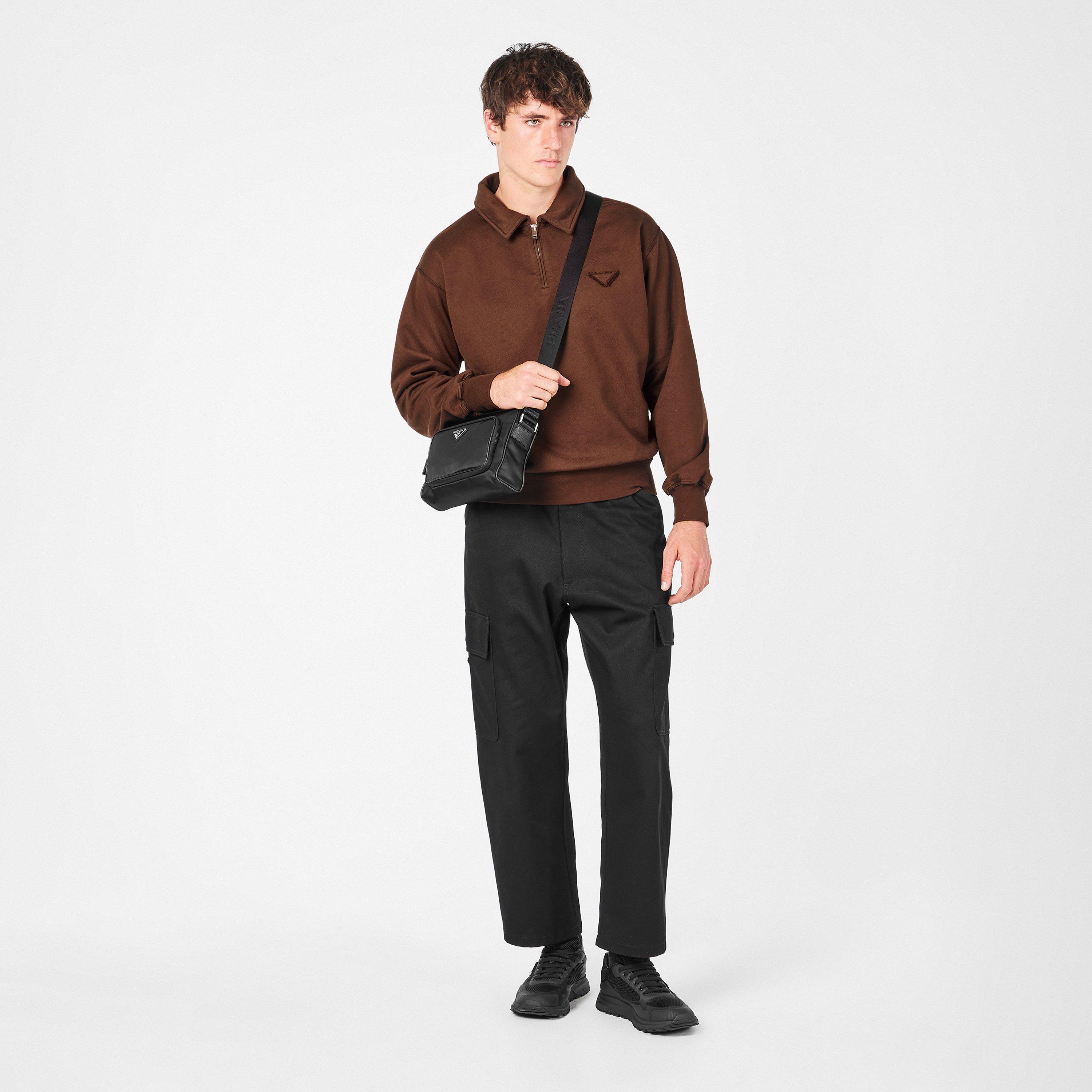 Cacao - Prada - Men's Quarter Zip Fleece - 6