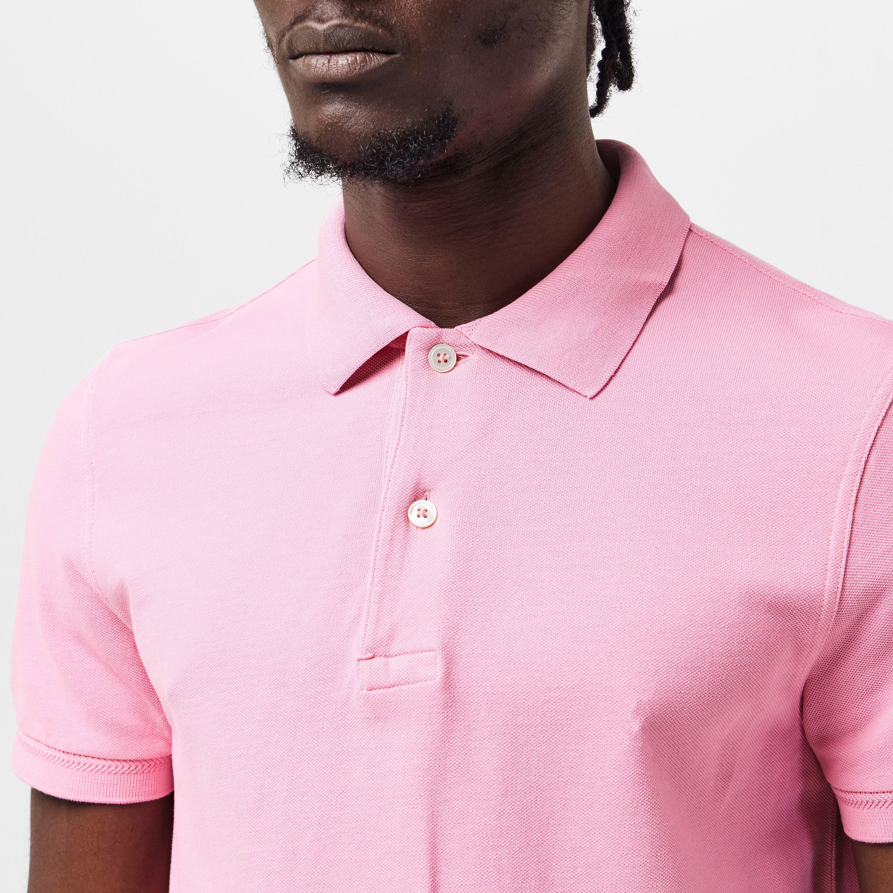 Pink - Tom Ford - Men's Plain Long-Sleeve Shirt - 5
