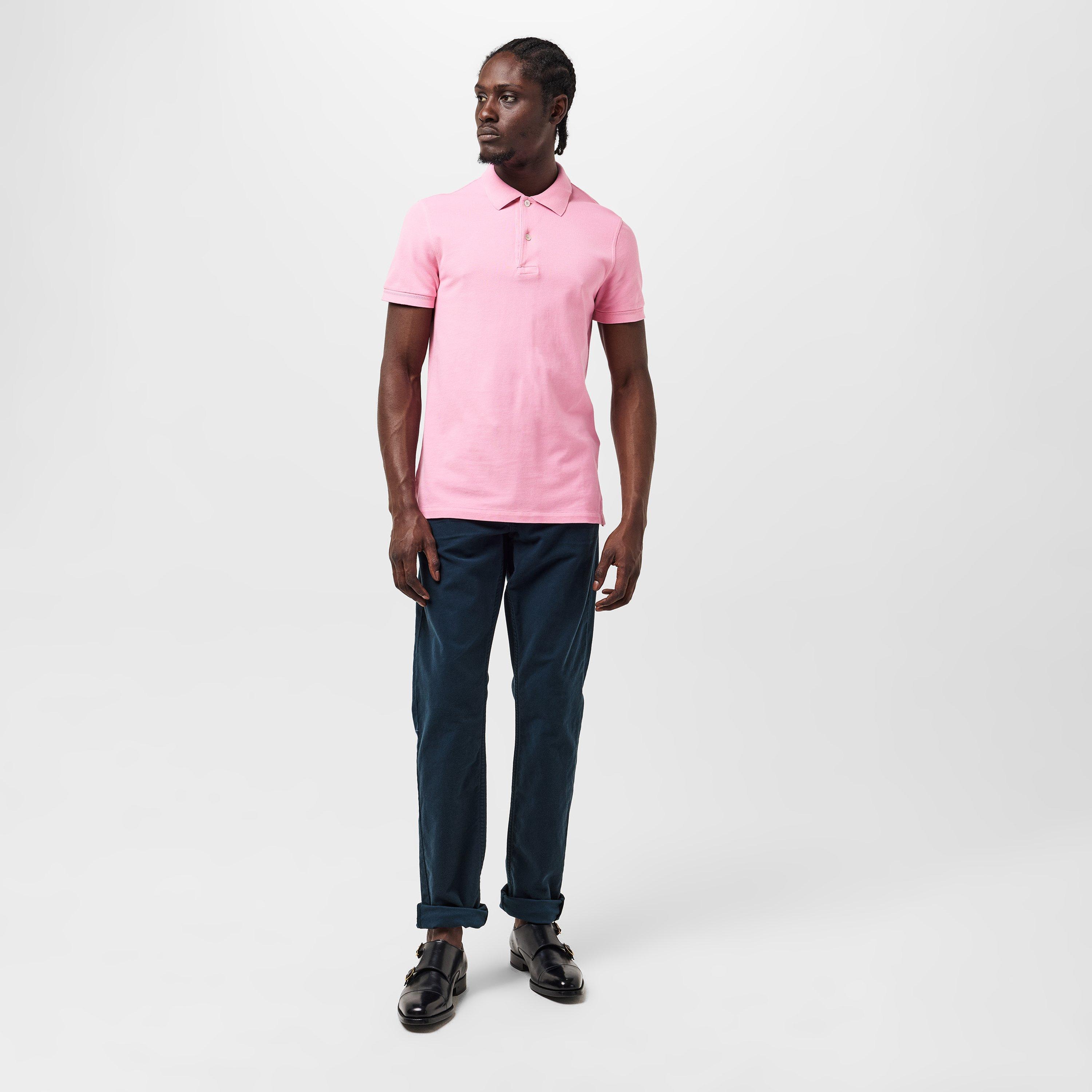 Pink - Tom Ford - Men's Plain Long-Sleeve Shirt - 6