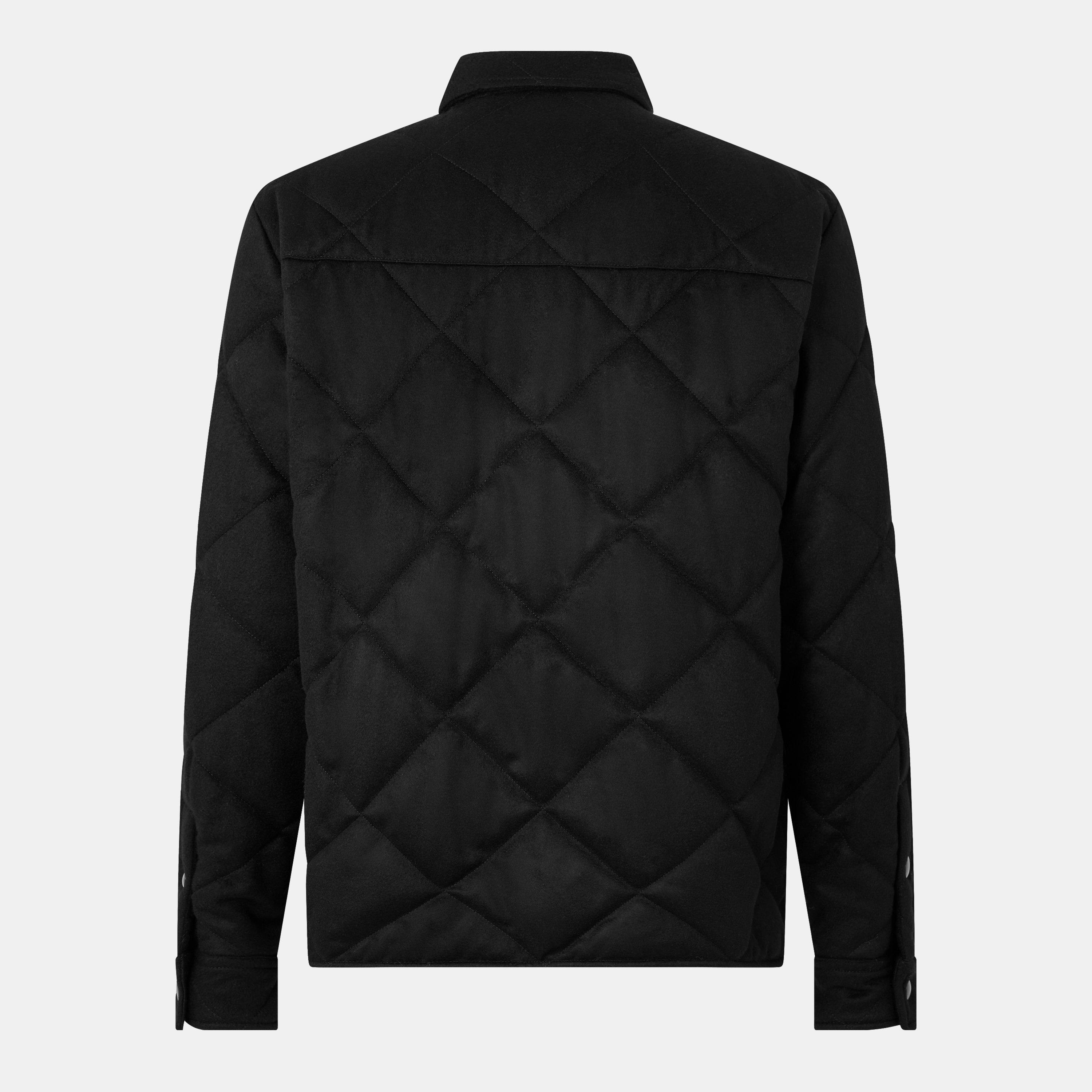 Nero - Prada - Men's Patterned Long-Sleeve Shirt - 2