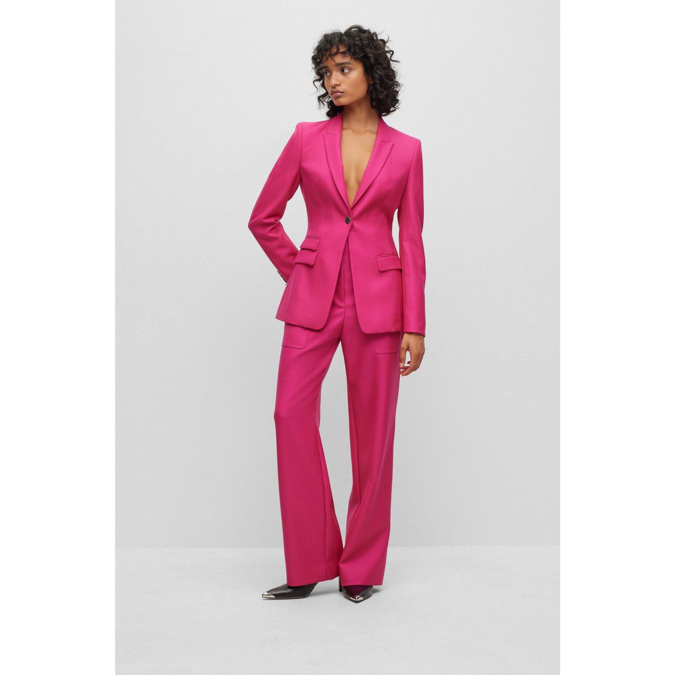 Bright Pink - Boss - Women's Juicylara2 Suit Jacket - 2