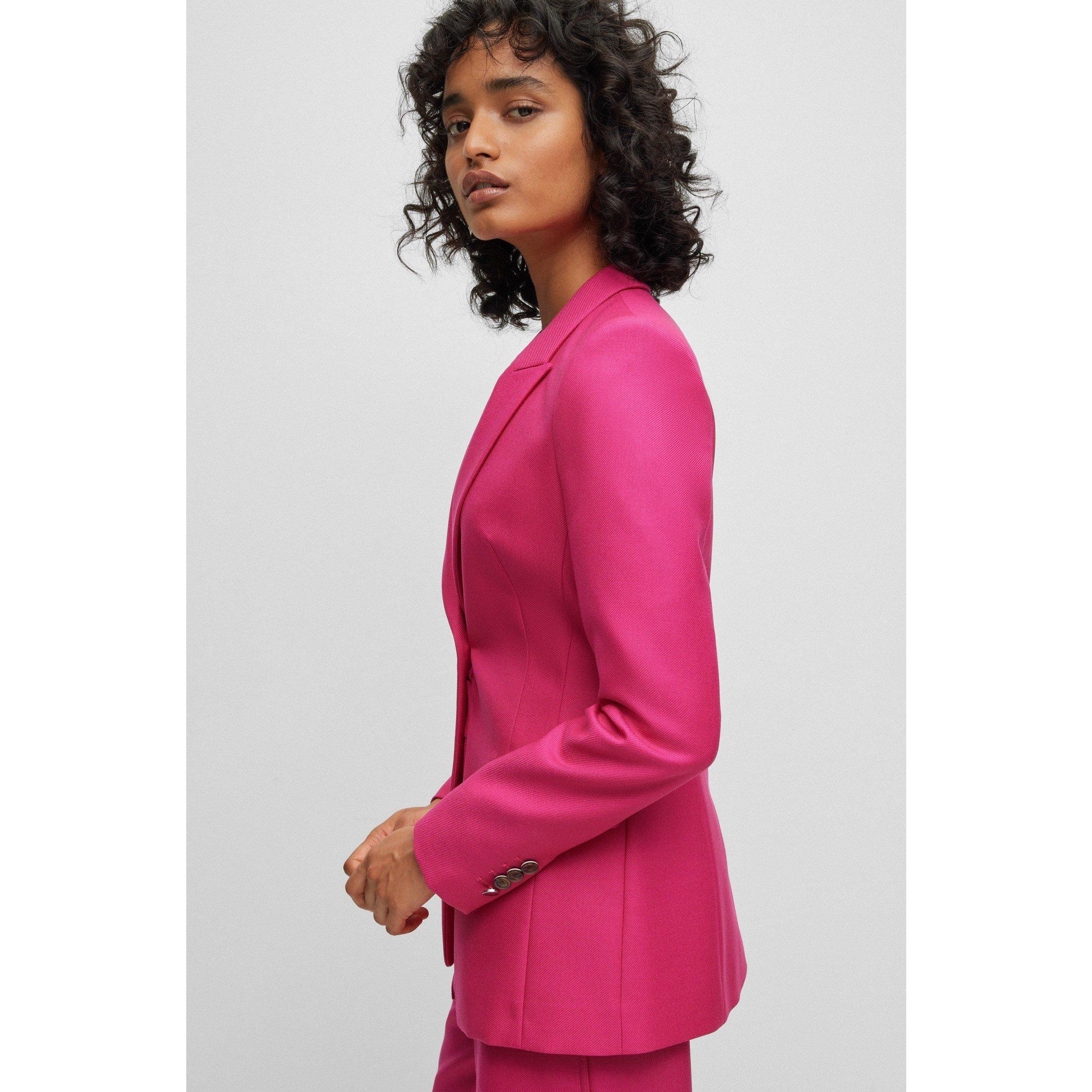 Bright Pink - Boss - Women's Juicylara2 Suit Jacket - 5