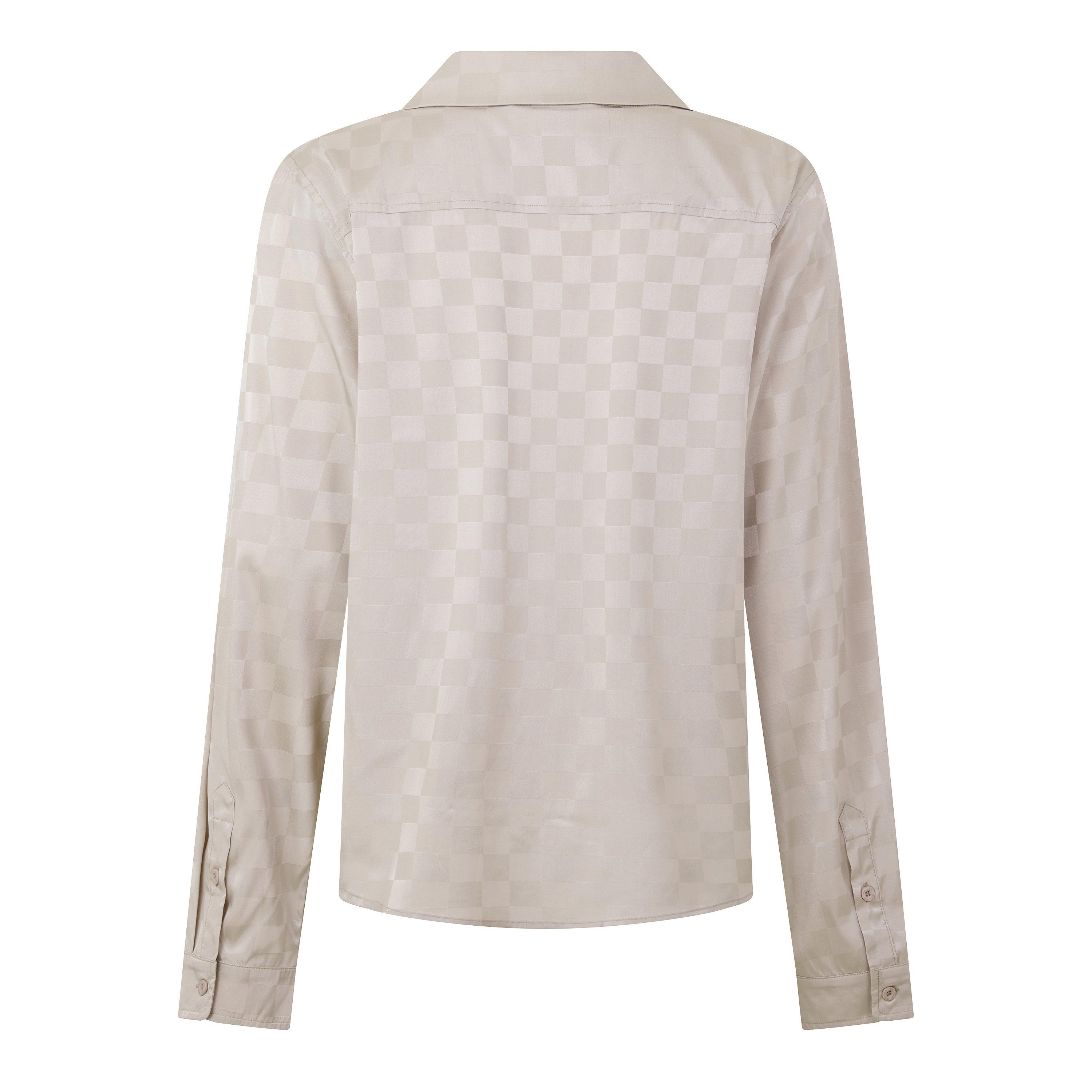 Champagne - BELIER - Men's Jacquard Square Long-Sleeve Shirt - 2