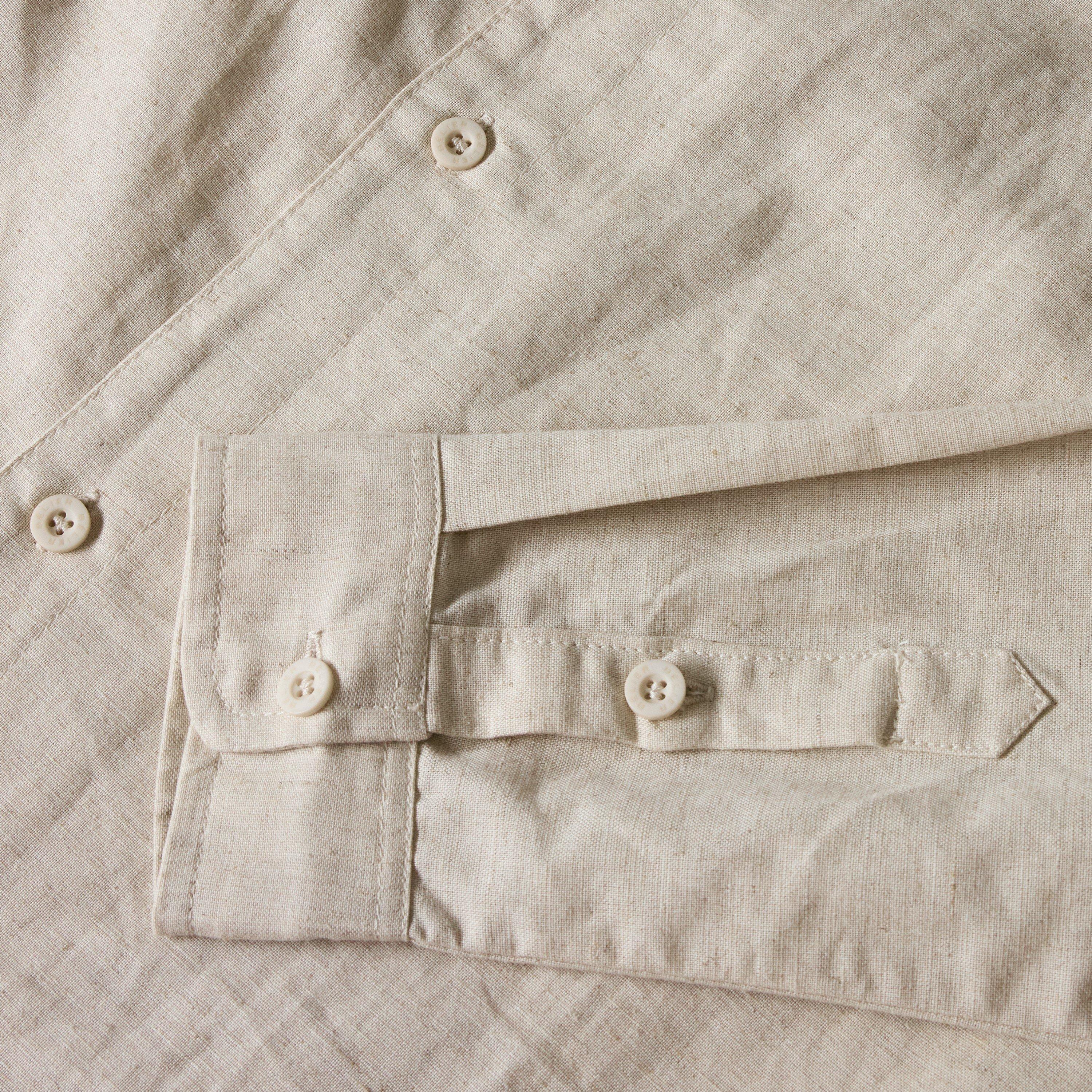 Oatmeal - BELIER - BELIER Linen LS Shrt Sn63 - 3