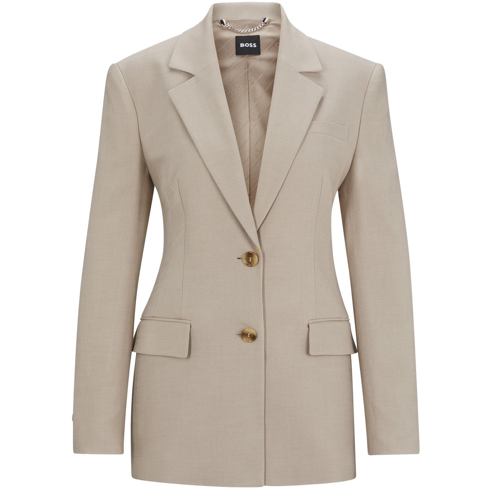 Open Beige - Boss - Women's Jerela Suit Jacket - 1
