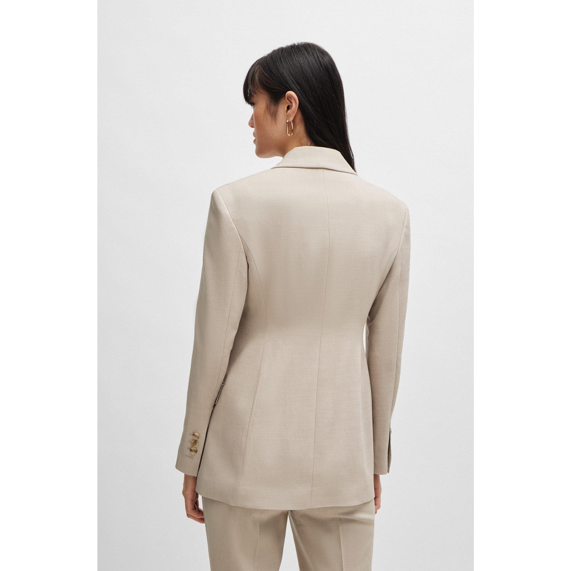 Open Beige - Boss - Women's Jerela Suit Jacket - 2