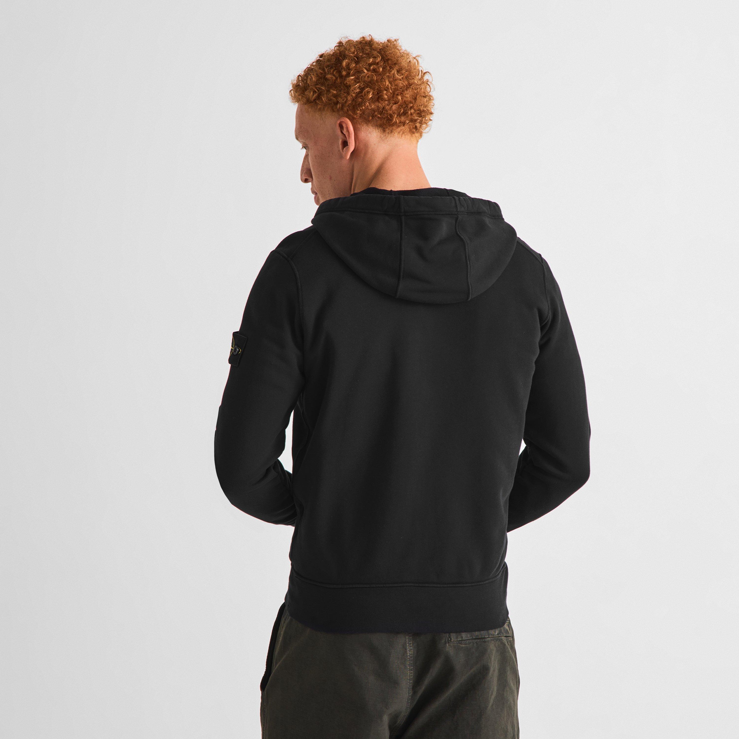 Black V0029 - Stone Island - Stone HW F-Zip Hood Sn64 - 4