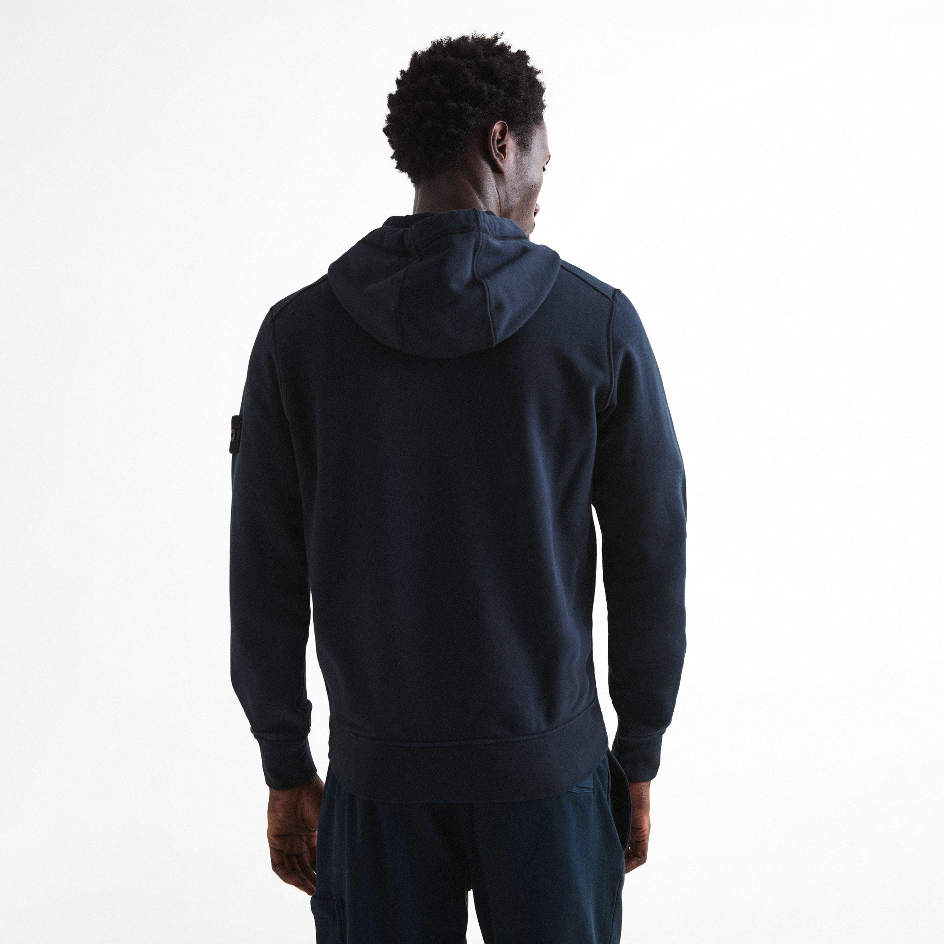 Navy V0020 - Stone Island - Stone HW F-Zip Hood Sn64 - 4