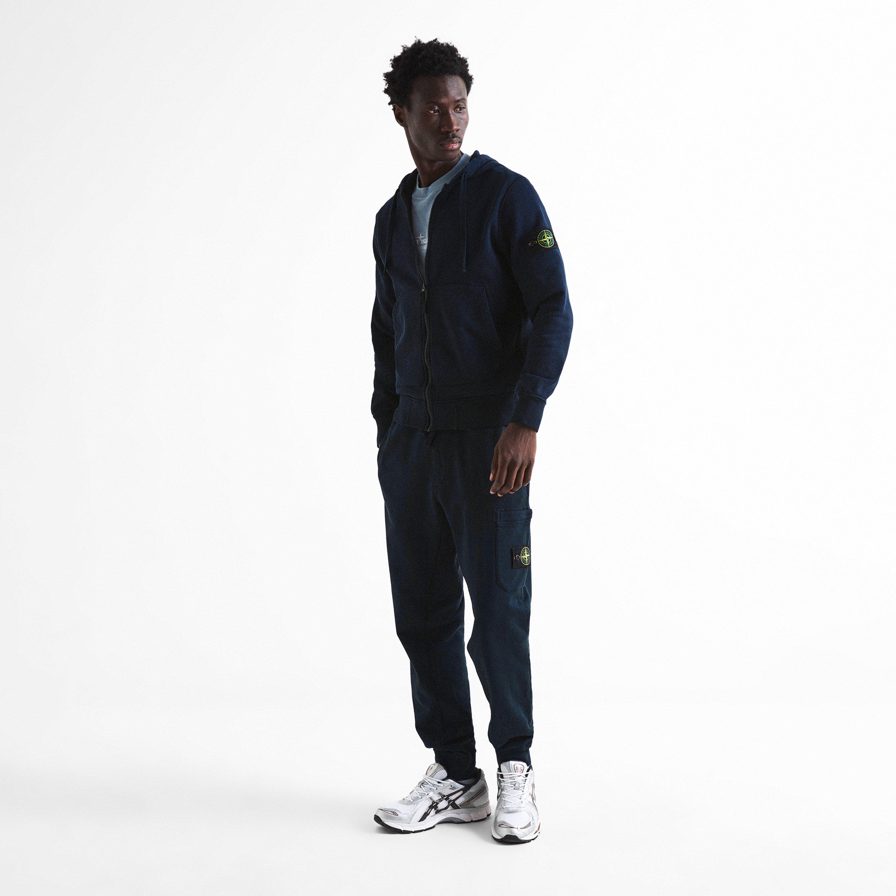 Navy V0020 - Stone Island - Stone HW F-Zip Hood Sn64 - 6