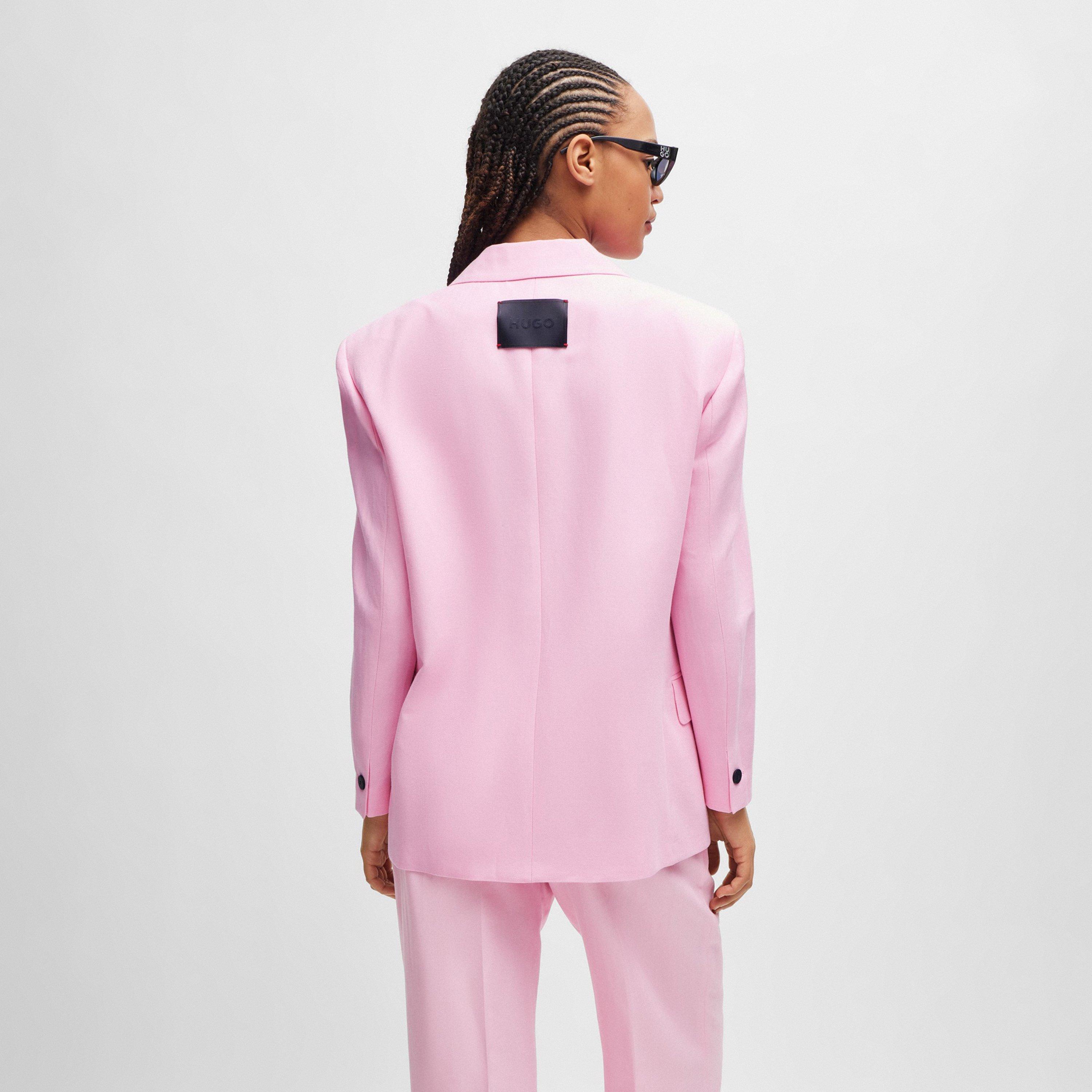 Medium Pink - Hugo - Women's Suit Jacket - 3