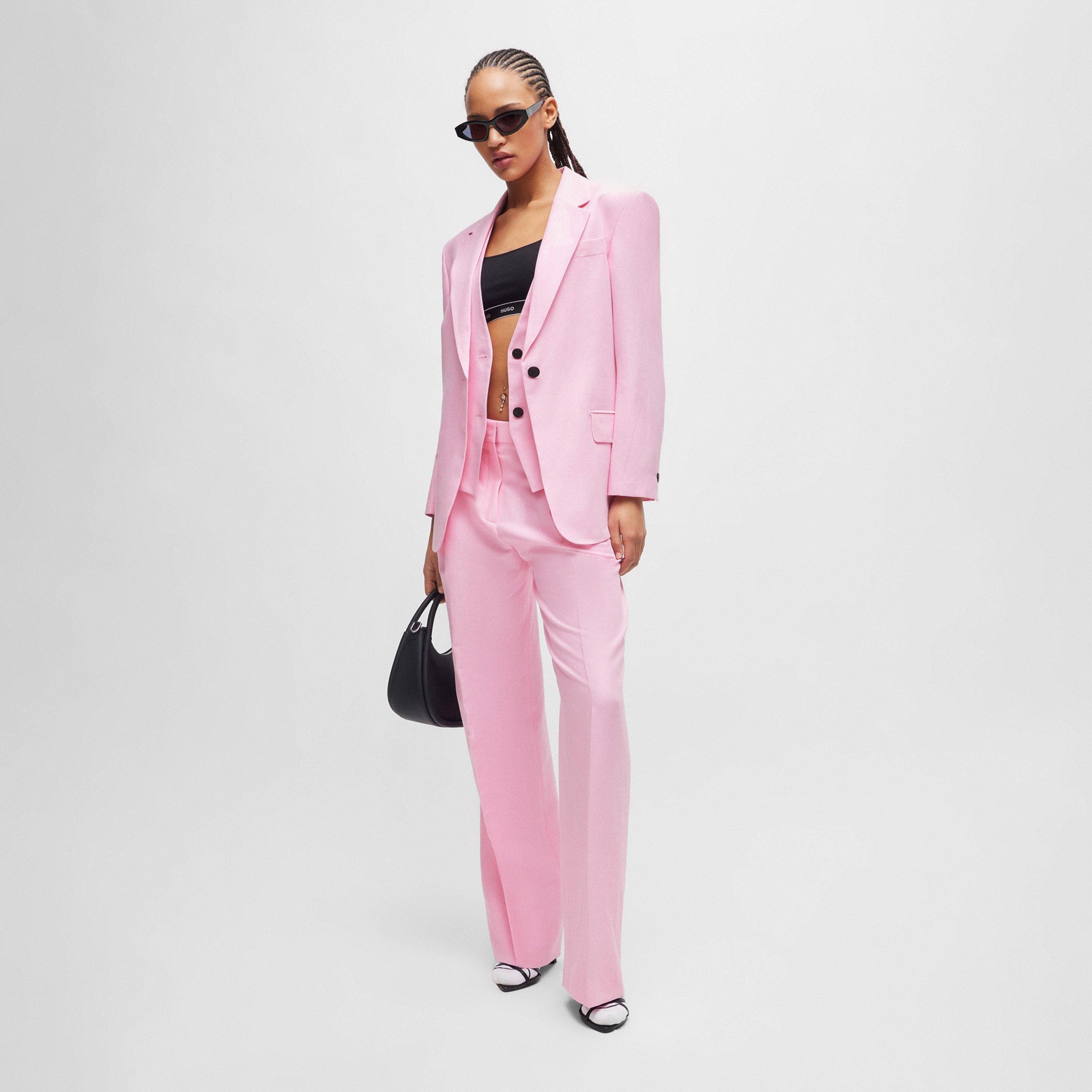 Medium Pink - Hugo - Women's Suit Jacket - 4