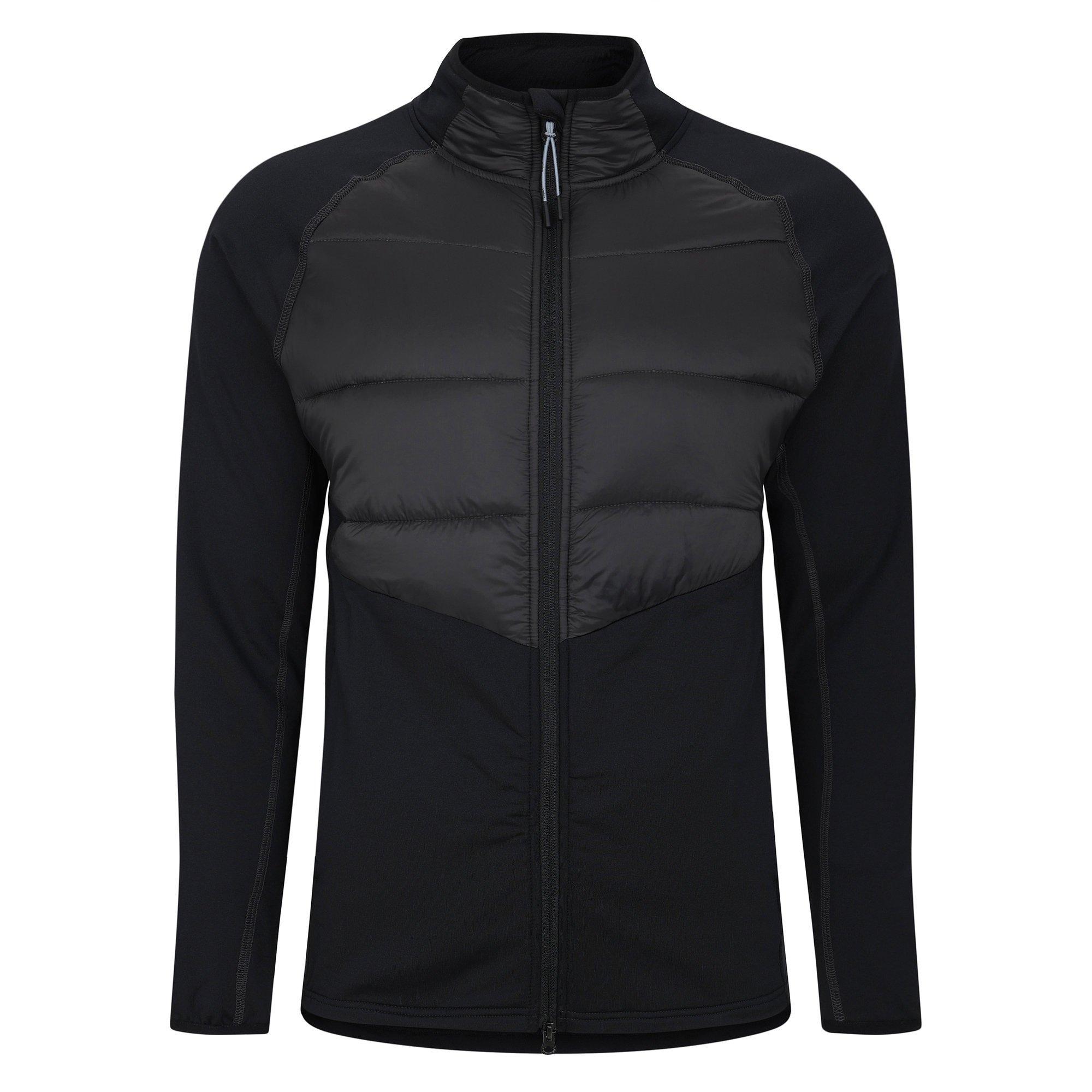 Black/Phantom - Umbro - Men's Full-Zip Fleece Fabric - 1