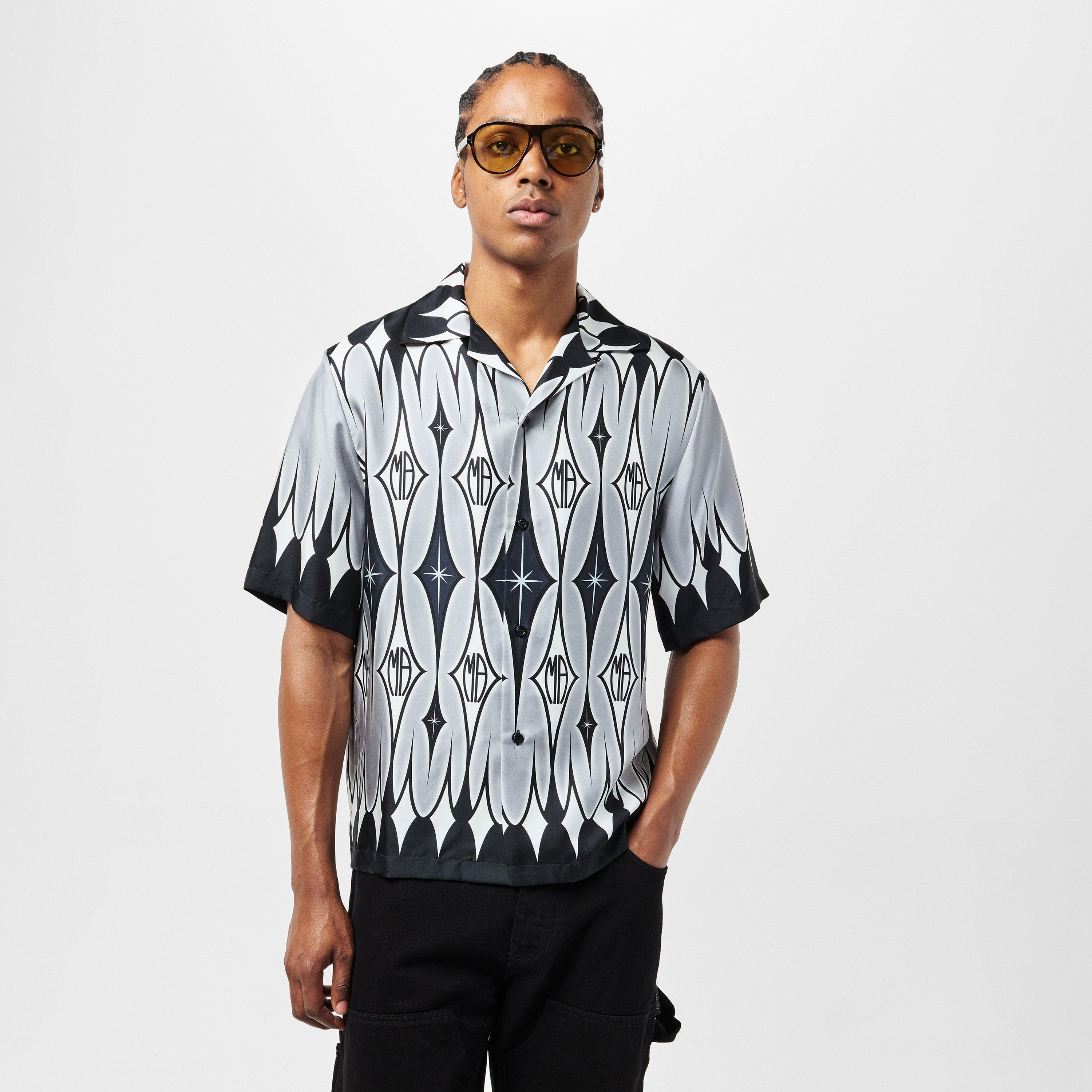 Black - Amiri - Argyle Short-Sleeve Shirt - 3