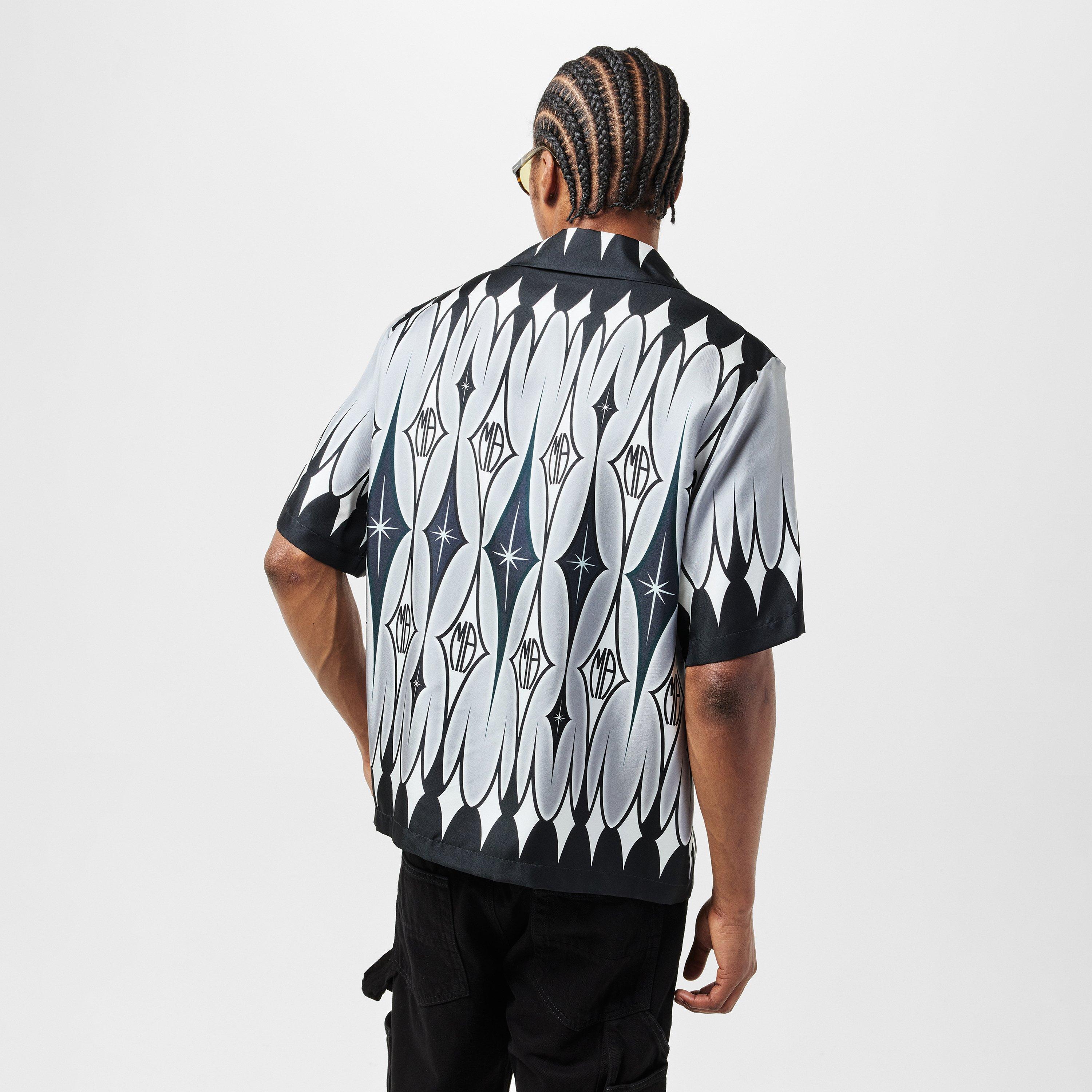 Black - Amiri - Argyle Short-Sleeve Shirt - 4