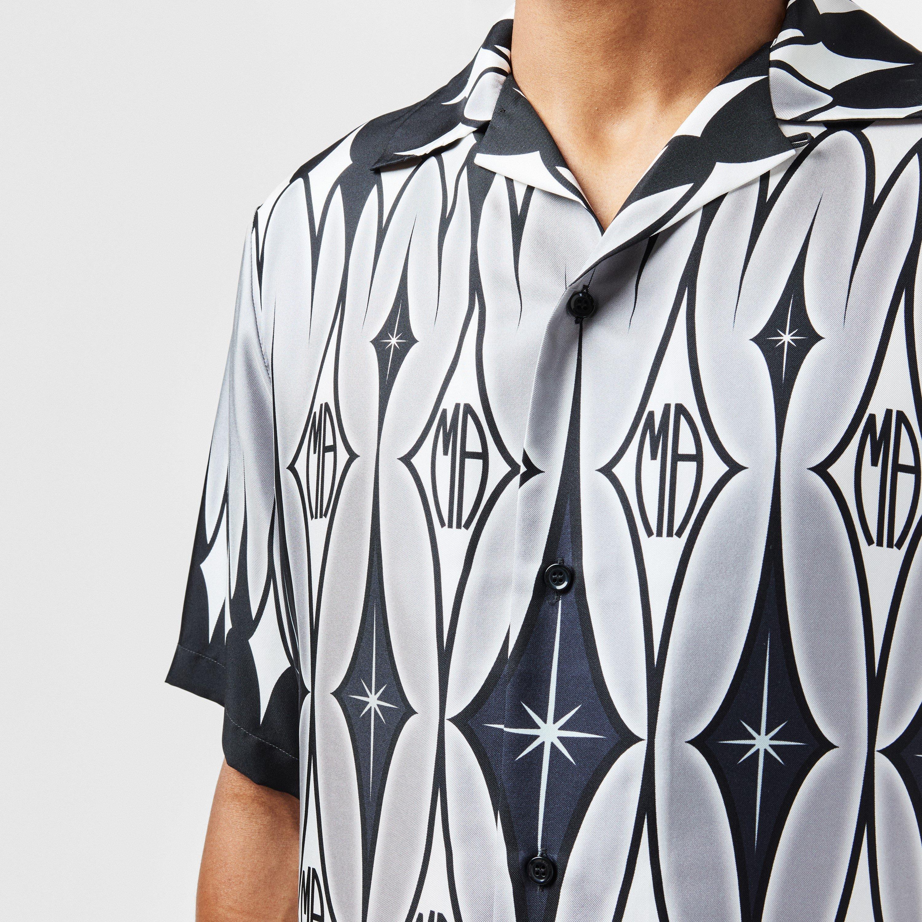 Black - Amiri - Argyle Short-Sleeve Shirt - 5