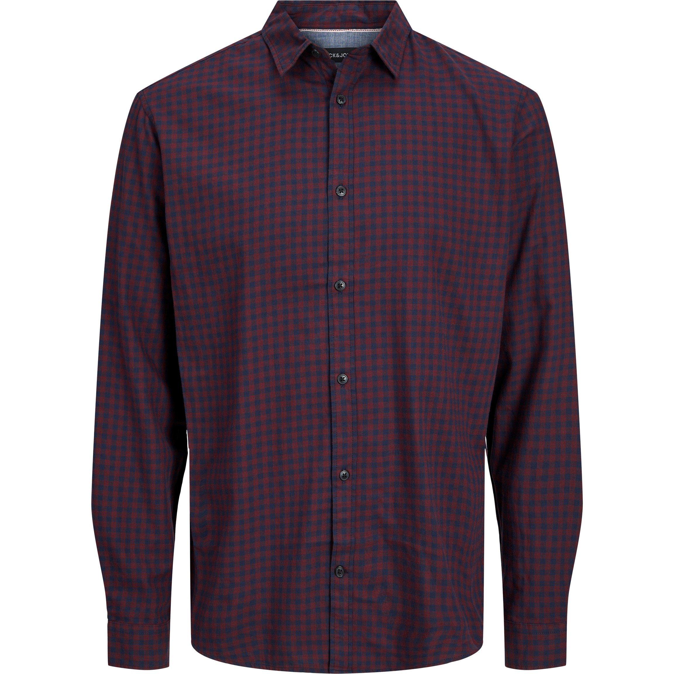 Blazer bleu marine - Jack and Jones - Gingham Shirt Mens - 7