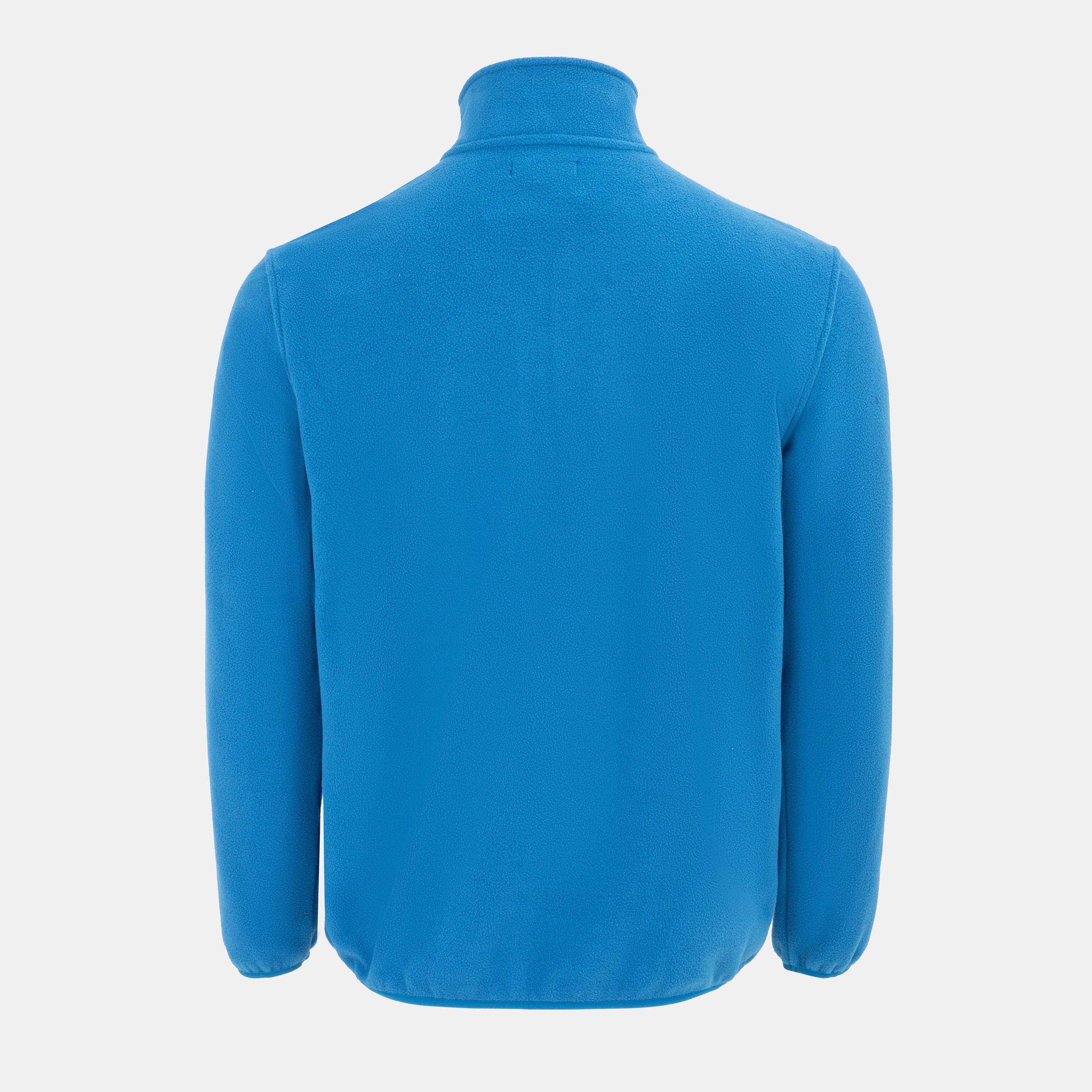 Blue - Donnay - Quarter Zip Fleece Jacket Mens - 2