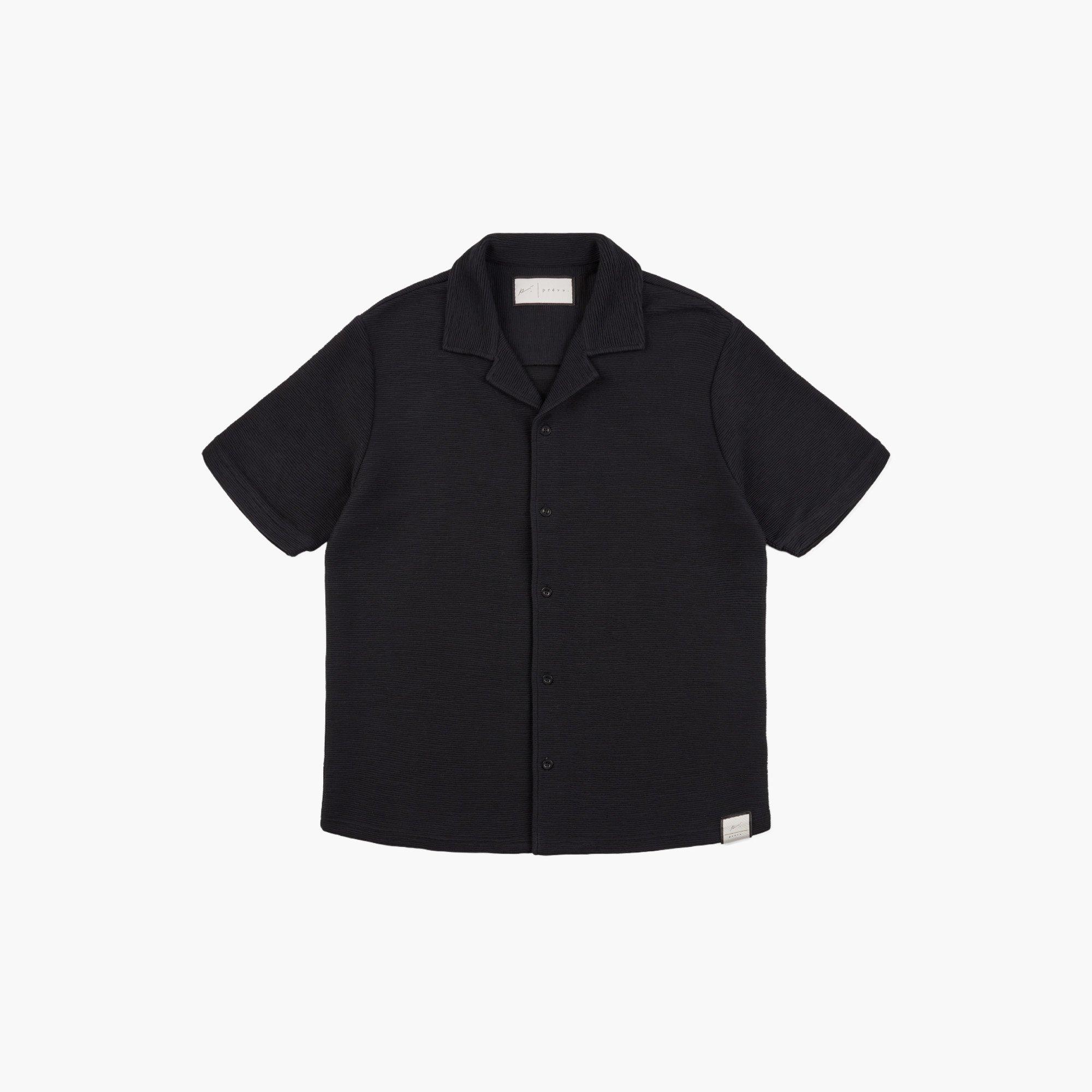 Men's Ottoman Short Sleeve Plain Shirt