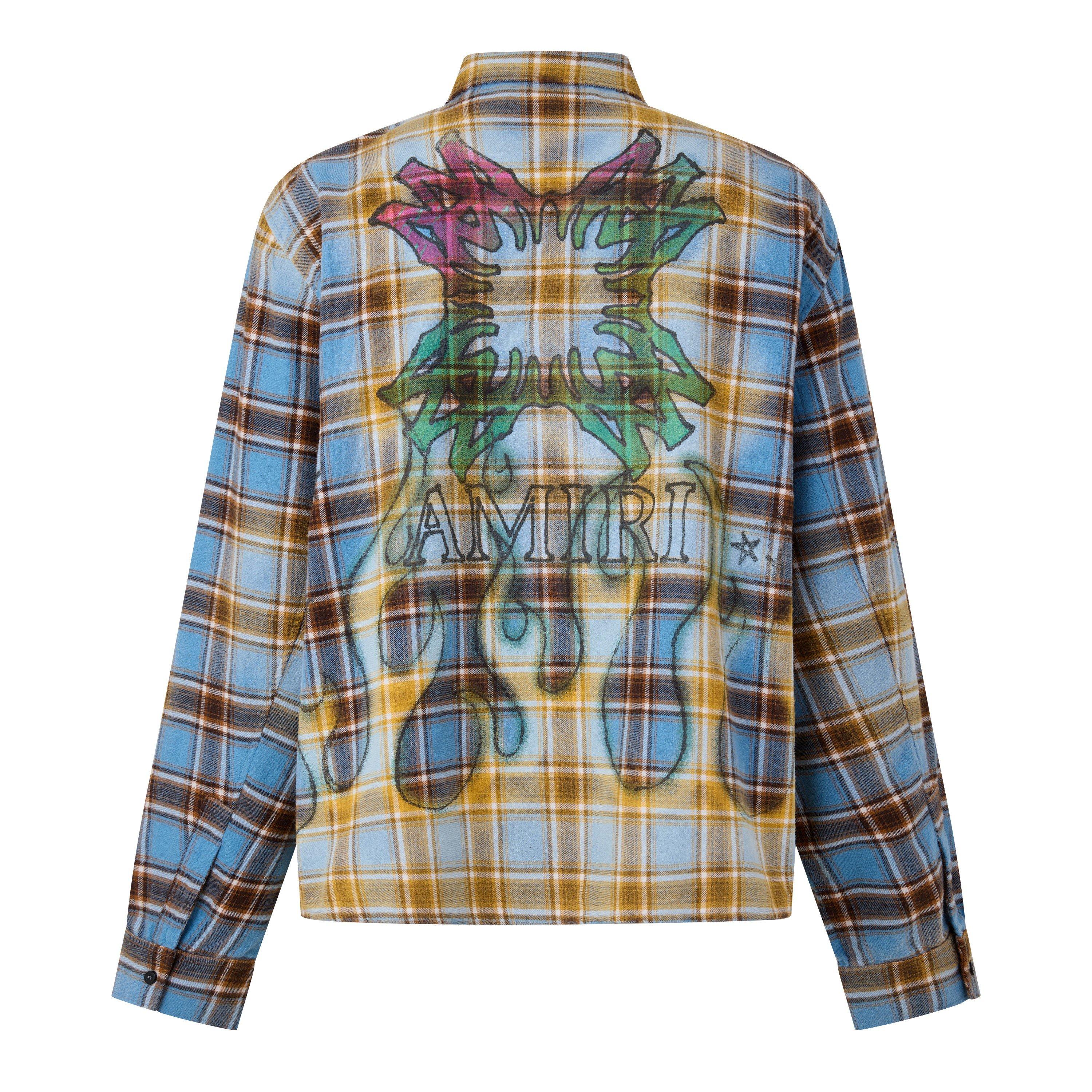 Blue - Amiri - Amiri MA Quad Flanne Sn63 - 2