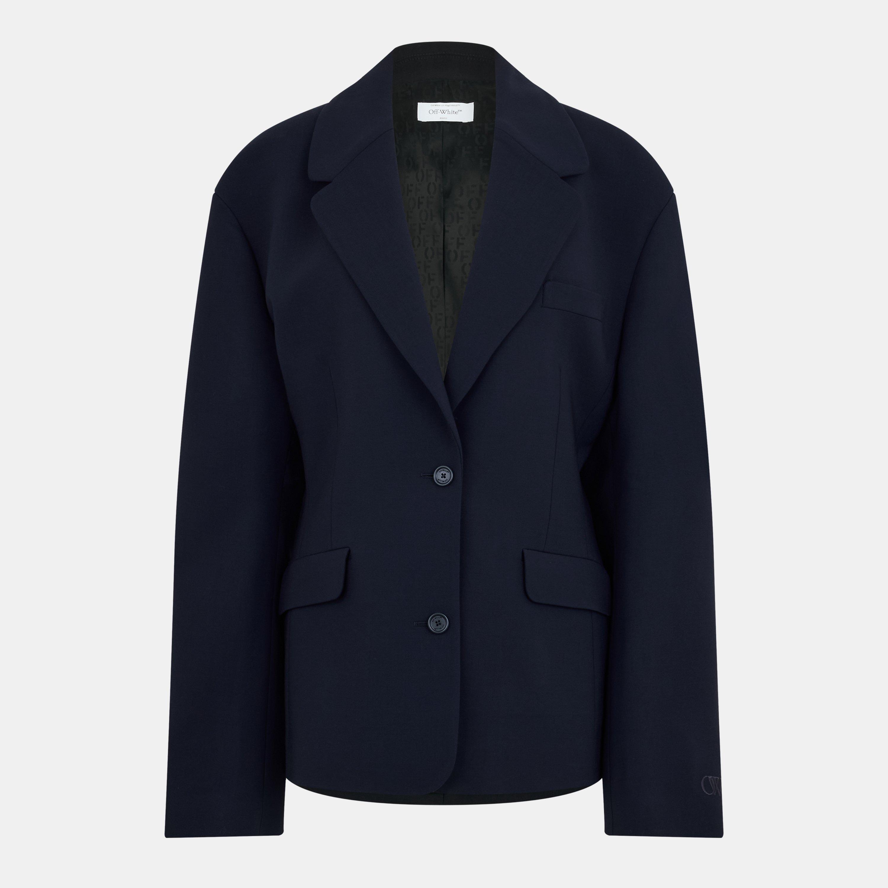 Off White Women's - Tailored Suit Jacket - Blue