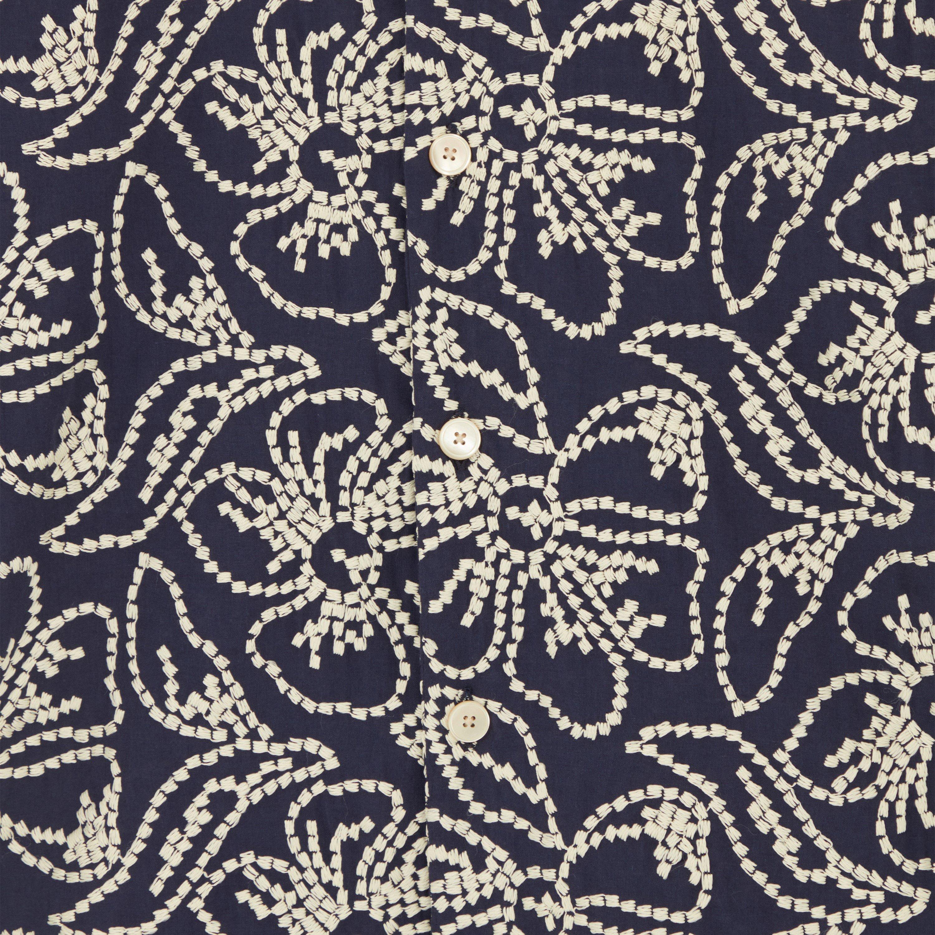 Blue 49 - PS Paul Smith - PS Flower LS Shirt Sn61 - 5