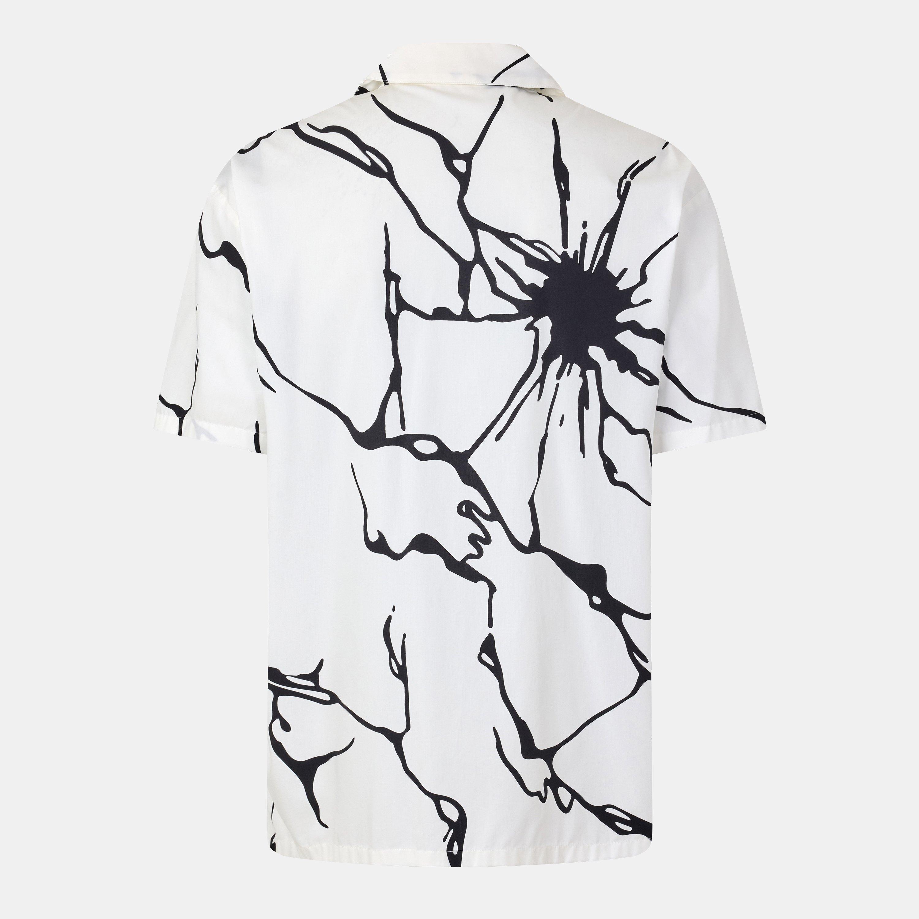 White/Black - Off White - Men's Long-Sleeve Dress Shirt - 2