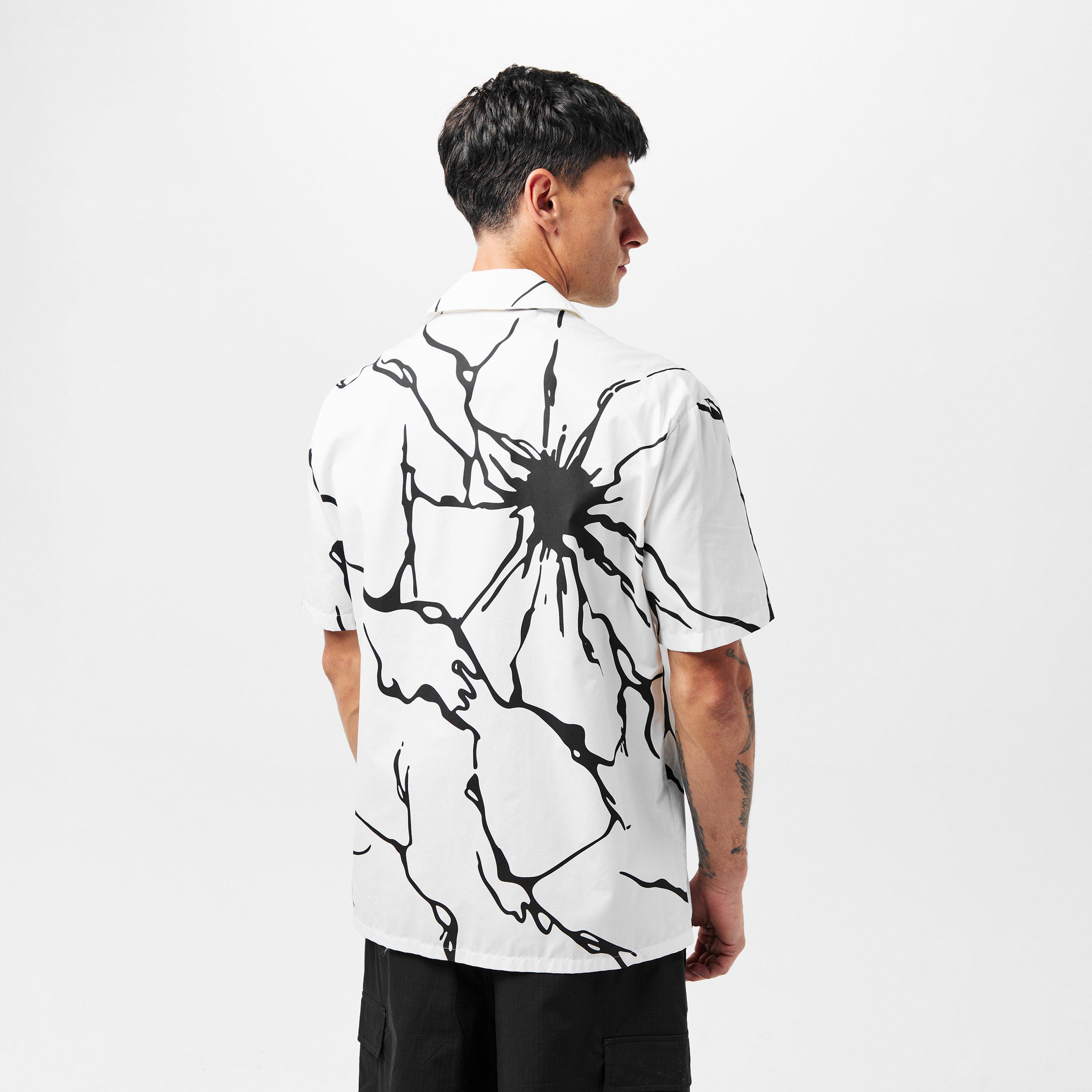 White/Black - Off White - Men's Long-Sleeve Dress Shirt - 4